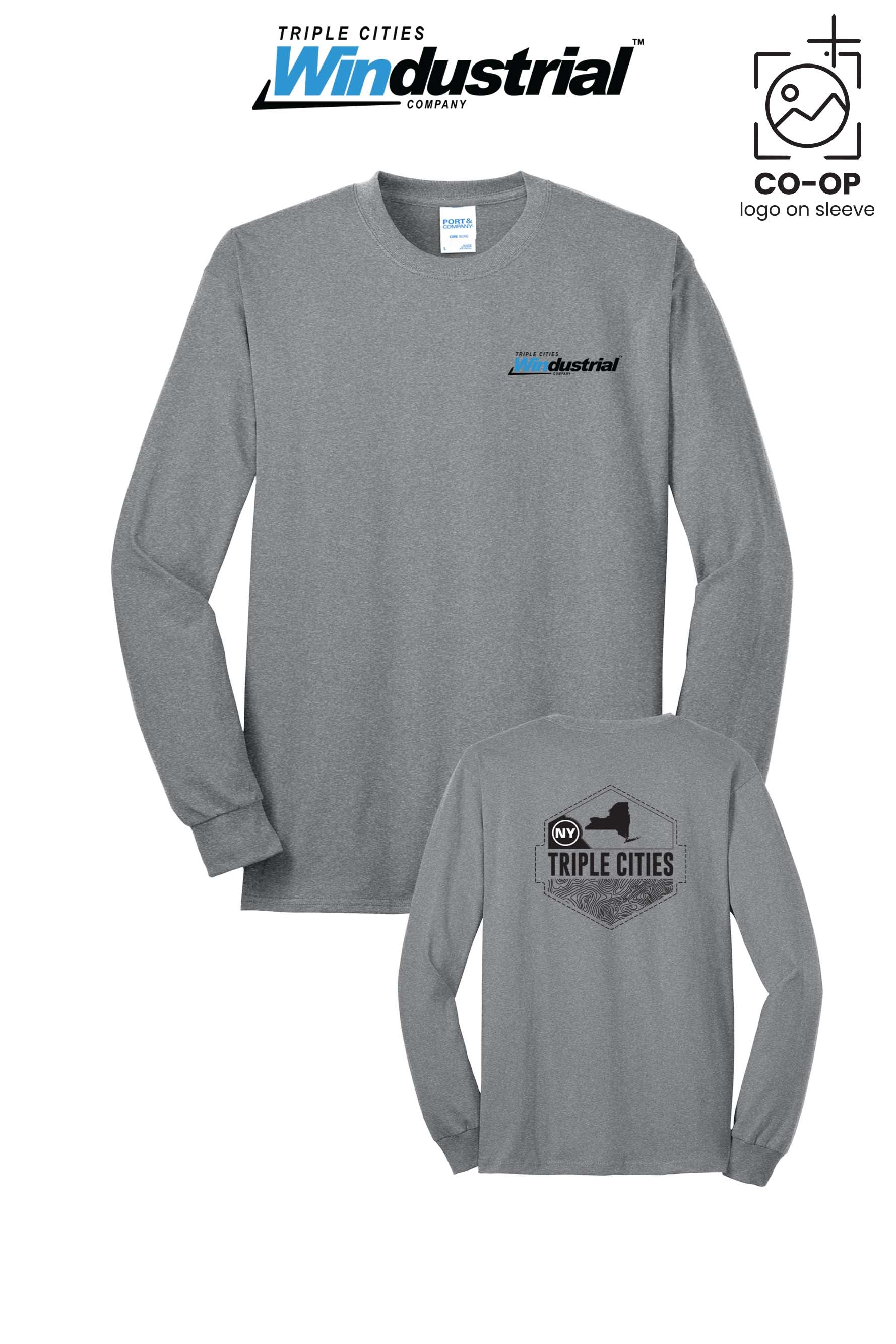 Port & Co™ Long Sleeve Core Blend Tee - Windustrial Triple Cities