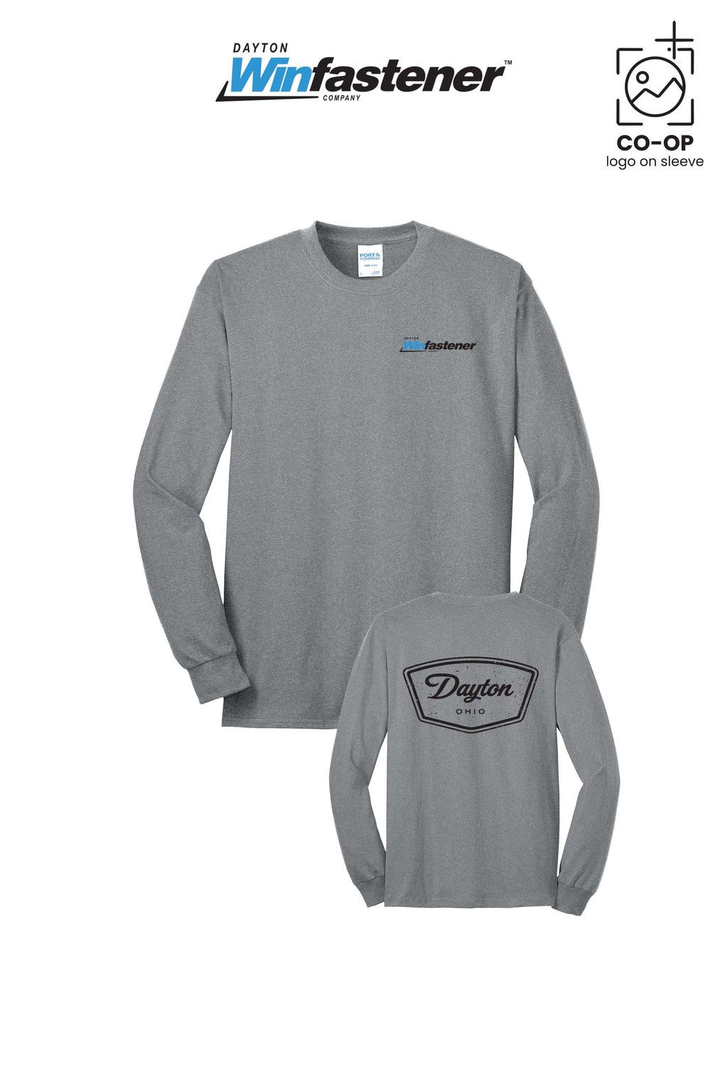 Port & Co™ Long Sleeve Core Blend Tee - Dayton Winfastener