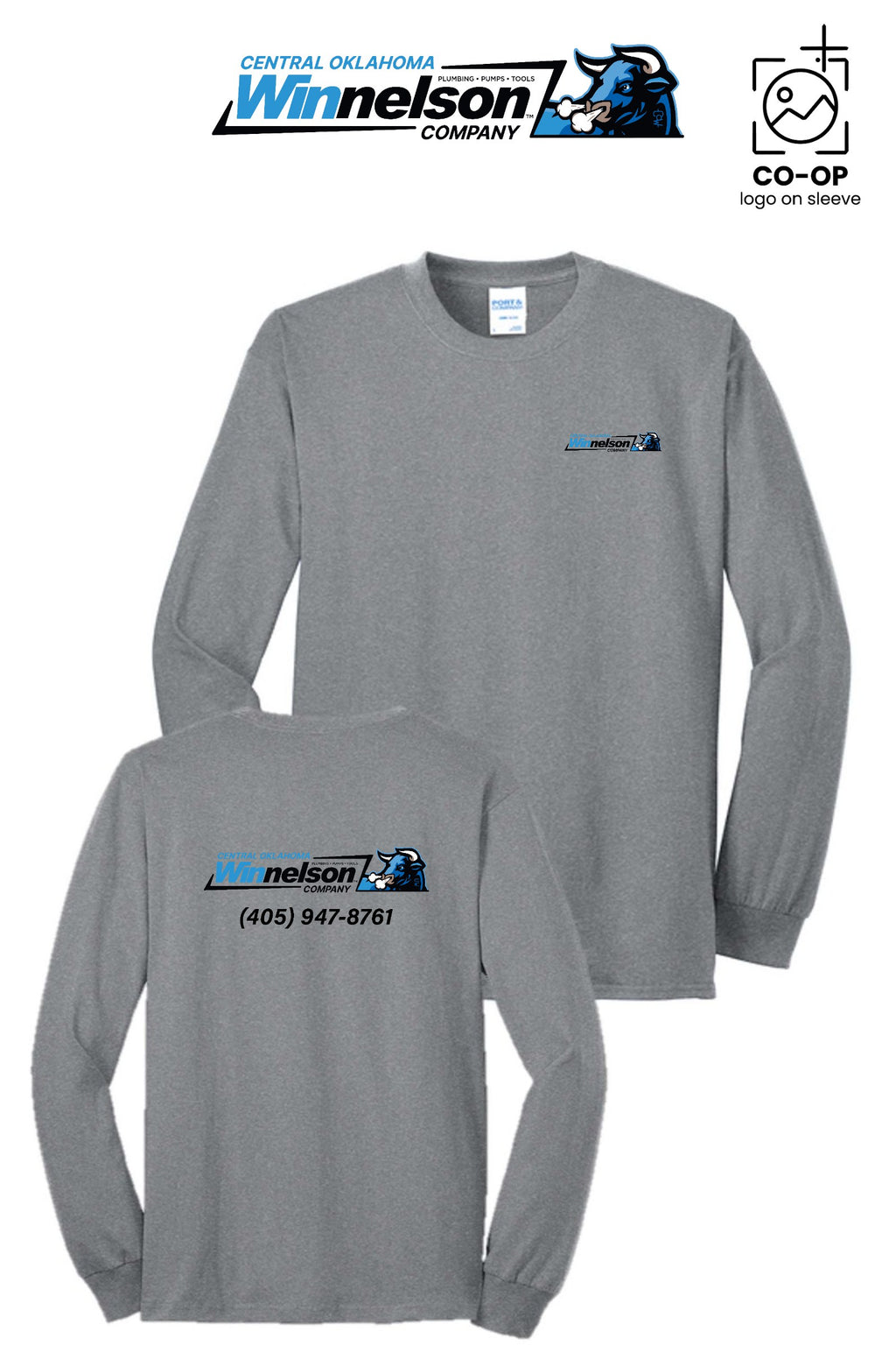 Port & Co™ Long Sleeve Core Blend Tee - Winnelson Central Oklahoma