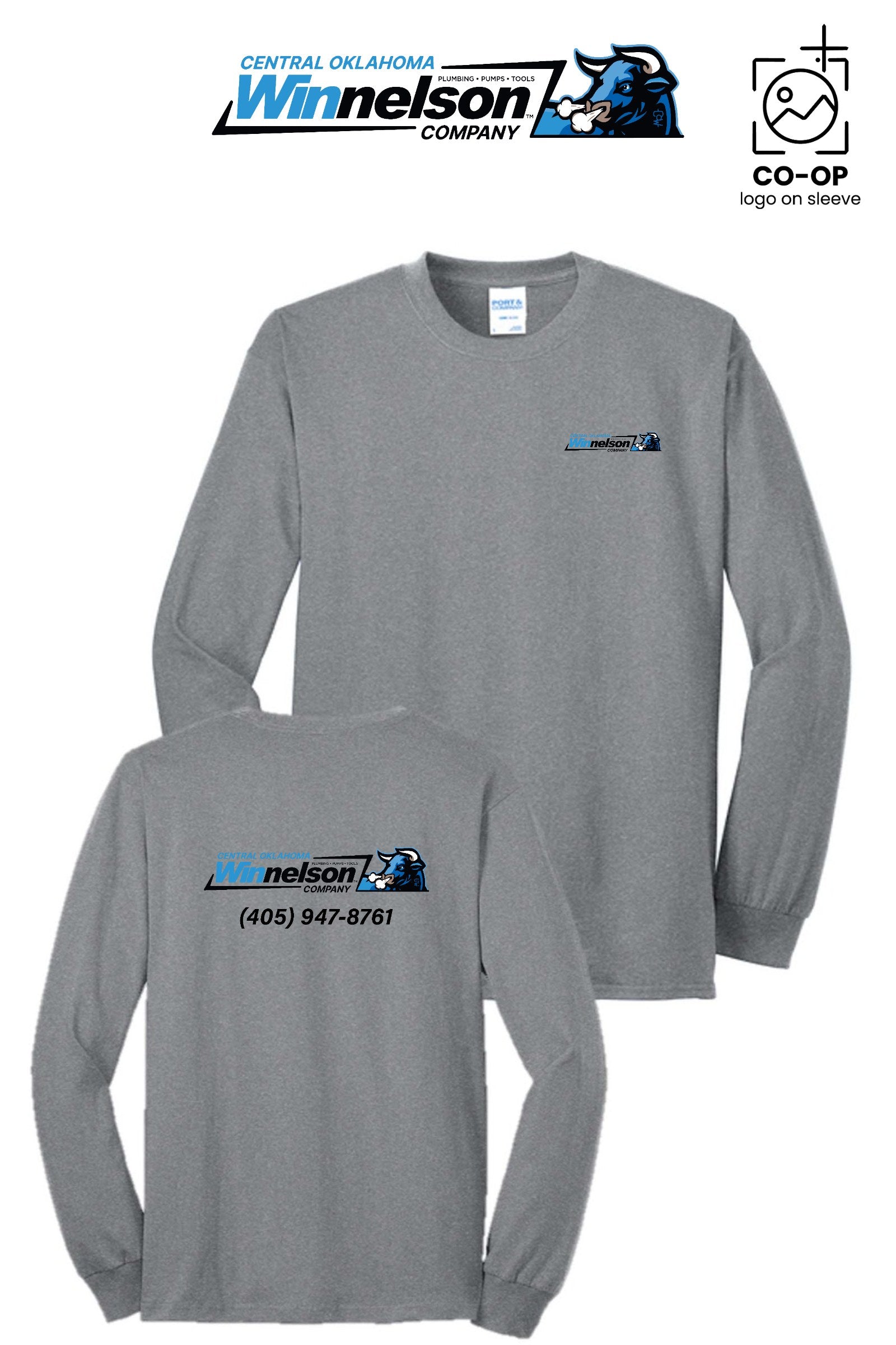 Port & Co™ Long Sleeve Core Blend Tee - Winnelson Central Oklahoma