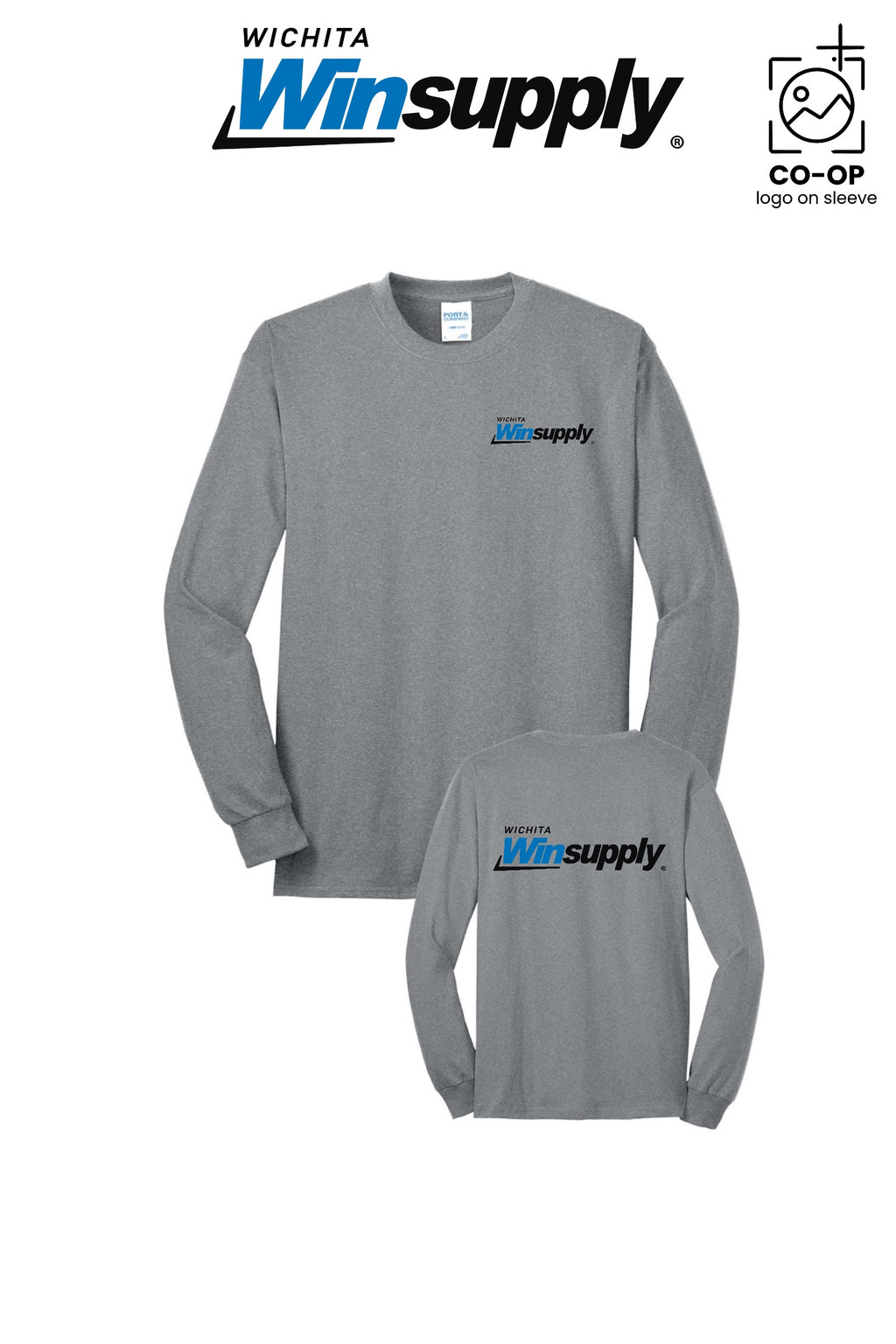 Port & Co™ Long Sleeve Core Blend Tee - Wichita Winsupply