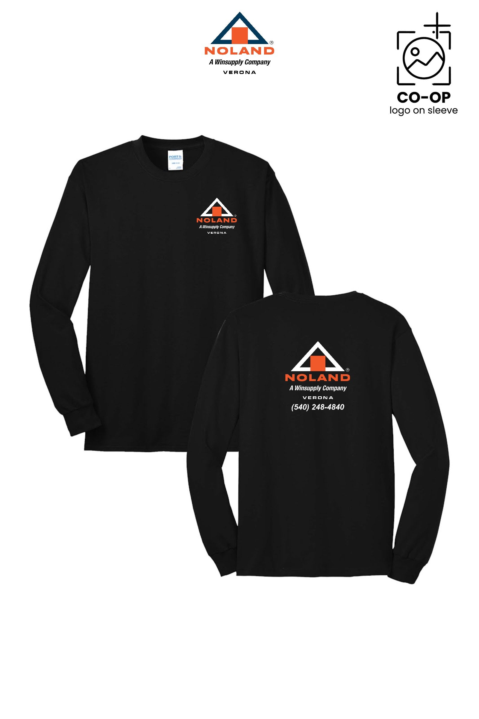 Port & Co™ Long Sleeve Core Blend Tee - Verona Noland