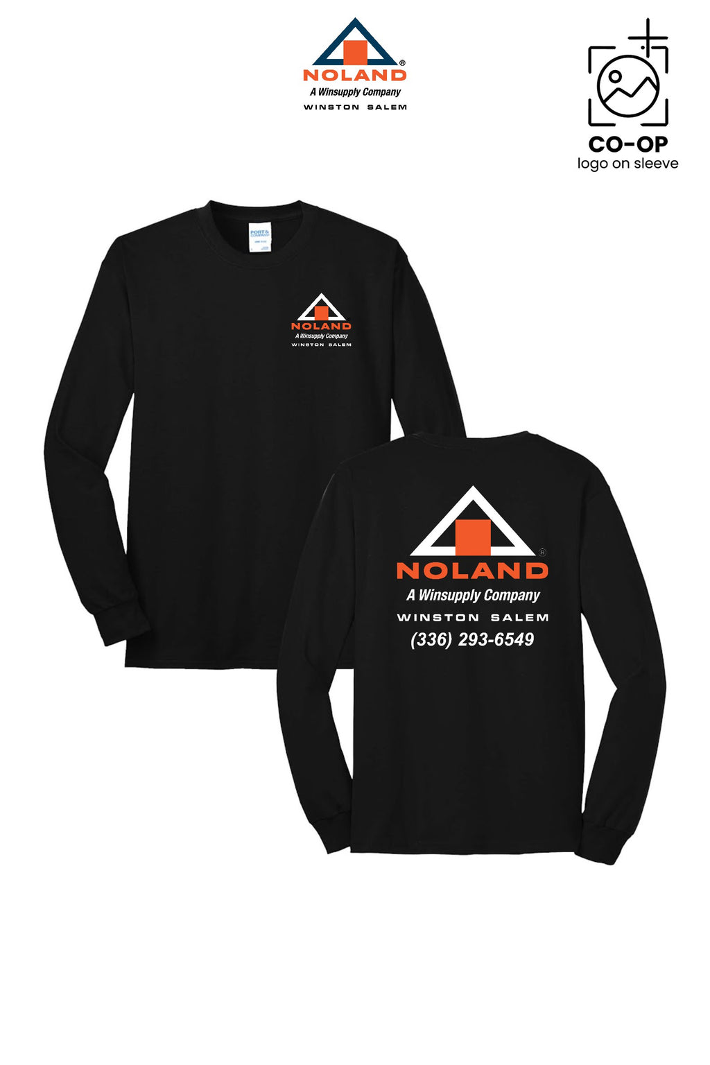 Port & Co™ Long Sleeve Core Blend Tee - Winston Salem Noland