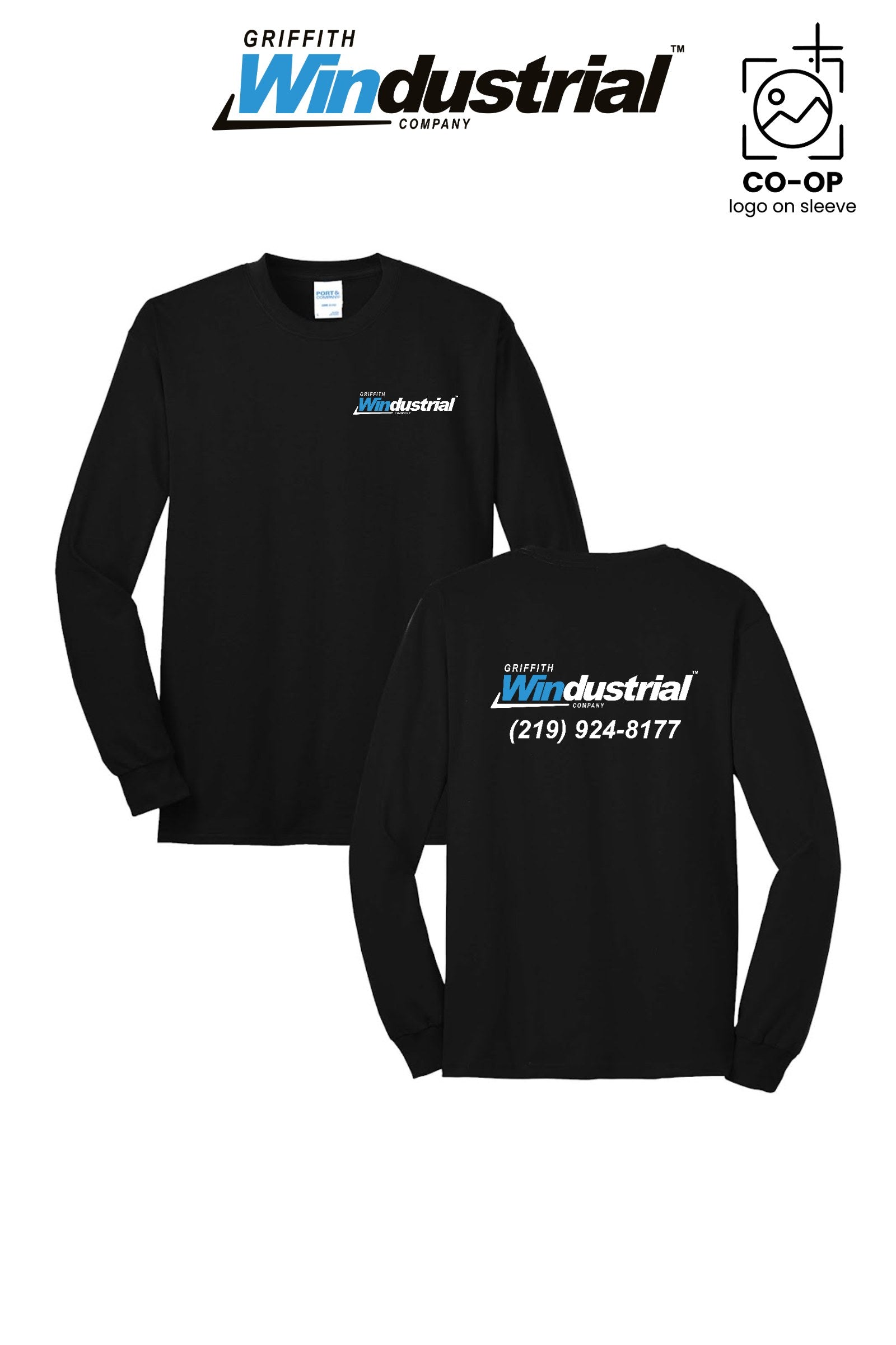 Port & Co™ Long Sleeve Core Blend Tee - Griffith Windustrial
