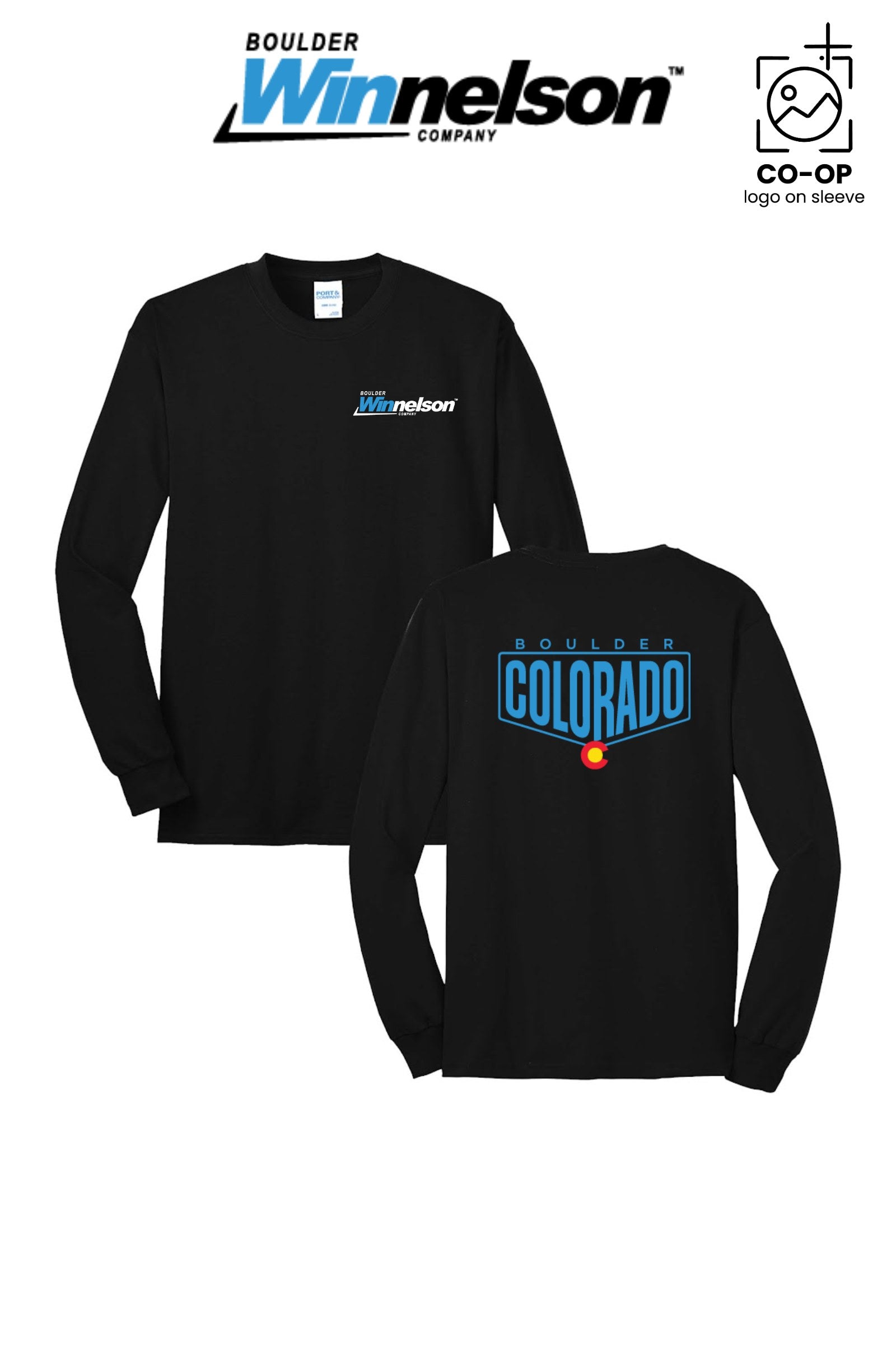 Port & Co™ Long Sleeve Core Blend Tee - Boulder Winnelson