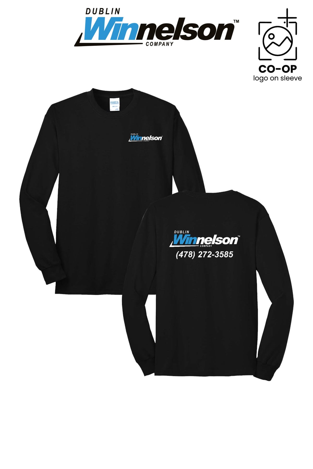 Port & Co™ Long Sleeve Core Blend Tee - Dublin Winnelson