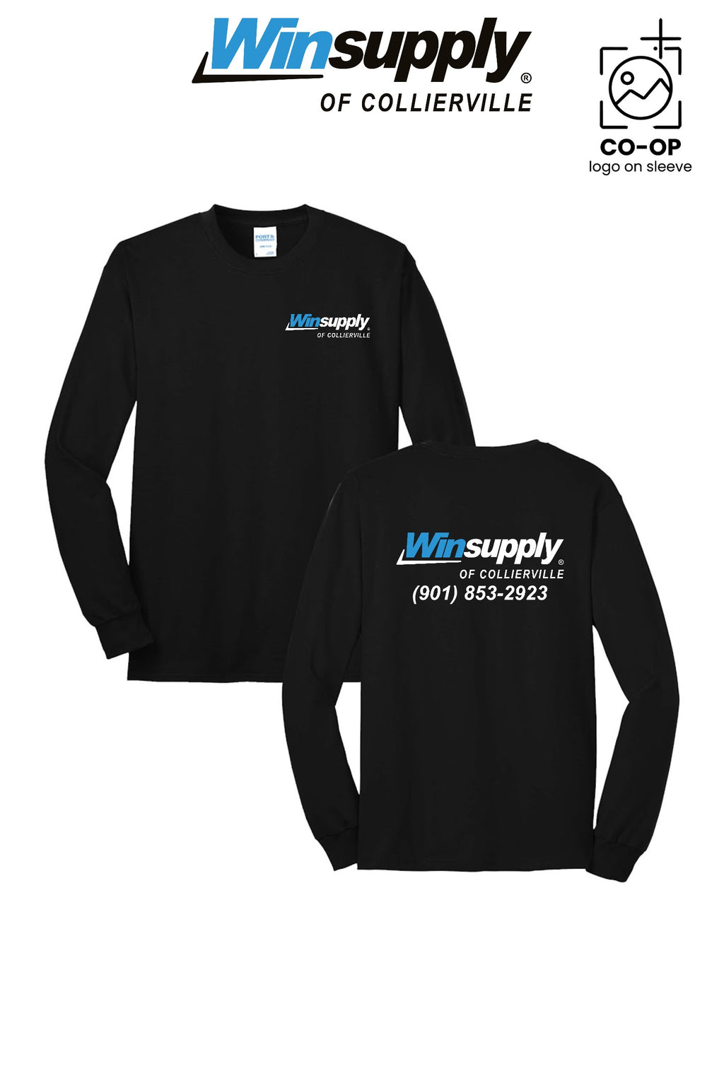 Port & Co™ Long Sleeve Core Blend Tee - Winsupply of Collierville
