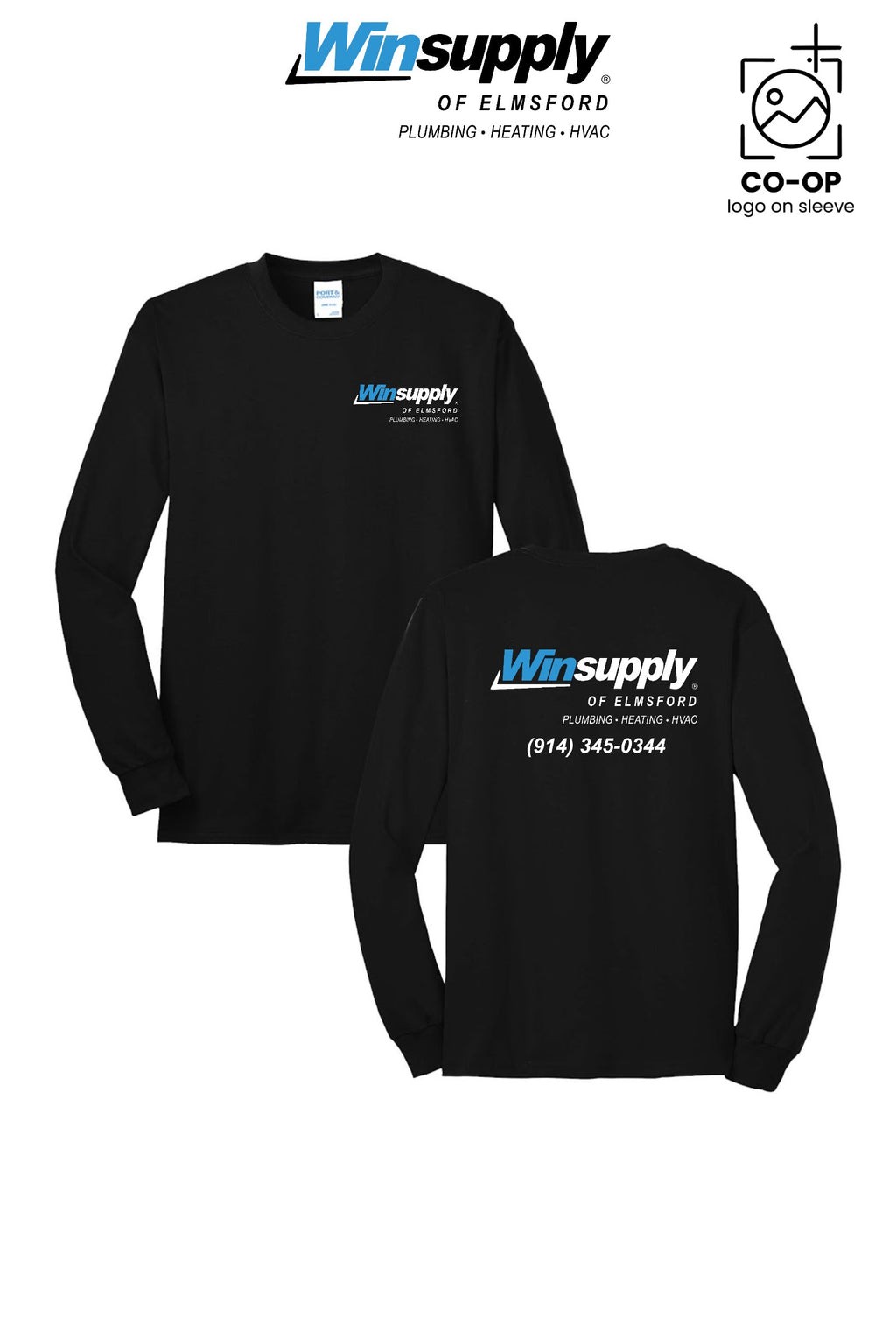 Port & Co™ Long Sleeve Core Blend Tee - Winsupply of Elmsford