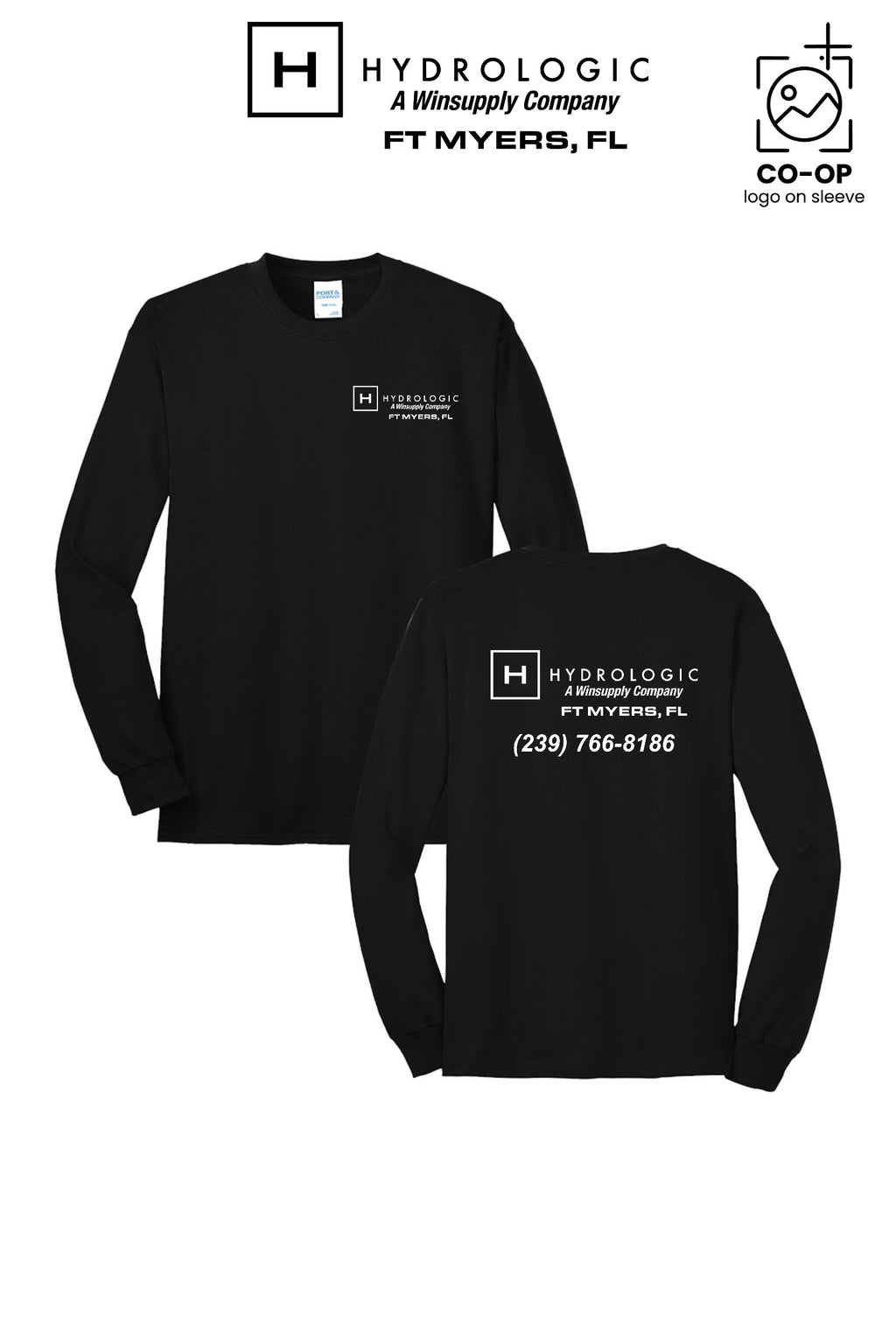 Port & Co™ Long Sleeve Core Blend Tee - Winsupply Ft Myers FL Co.