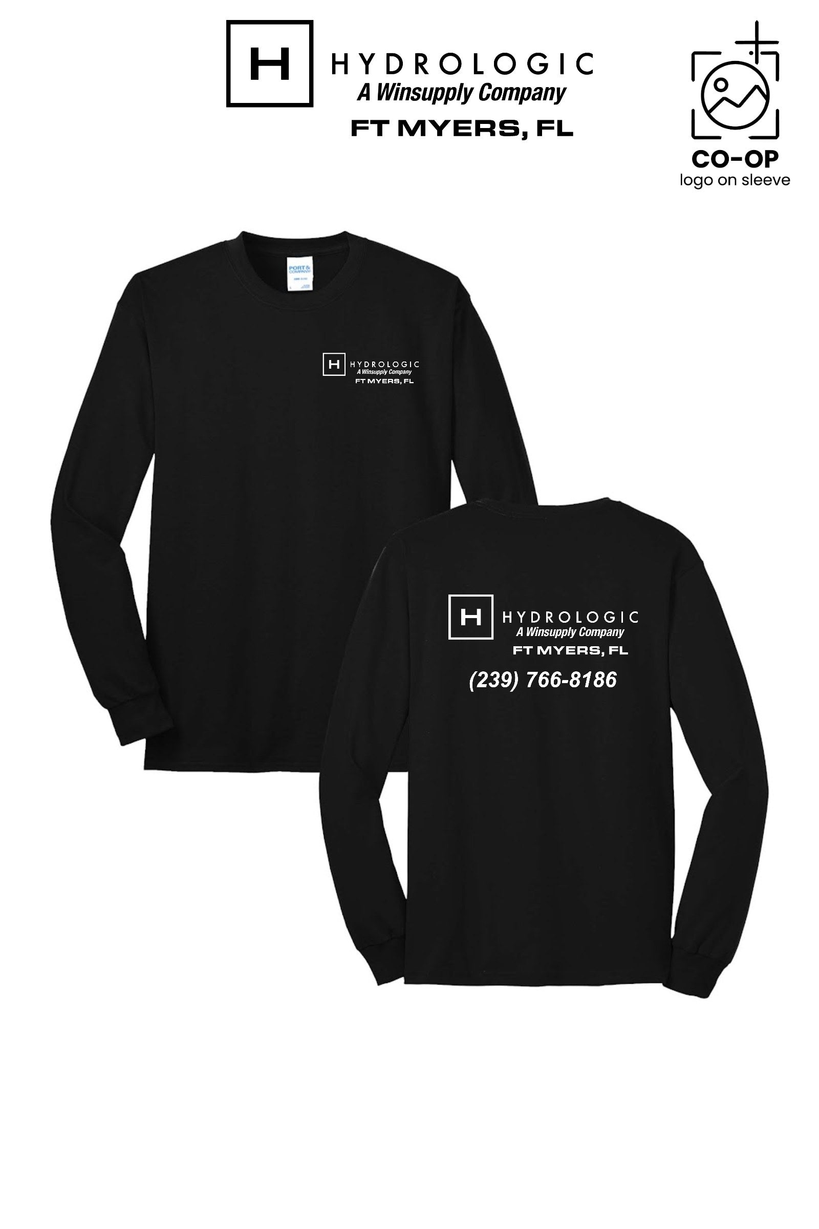 Port & Co™ Long Sleeve Core Blend Tee - Winsupply Ft Myers FL Co.