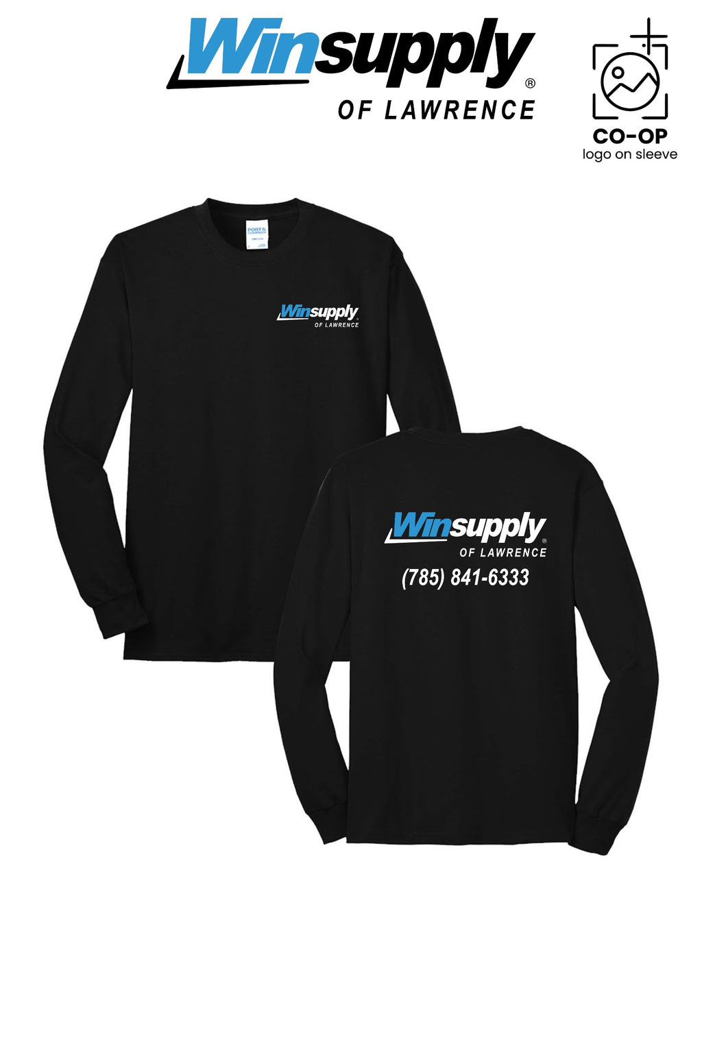 Port & Co™ Long Sleeve Core Blend Tee - Winsupply of Lawrence