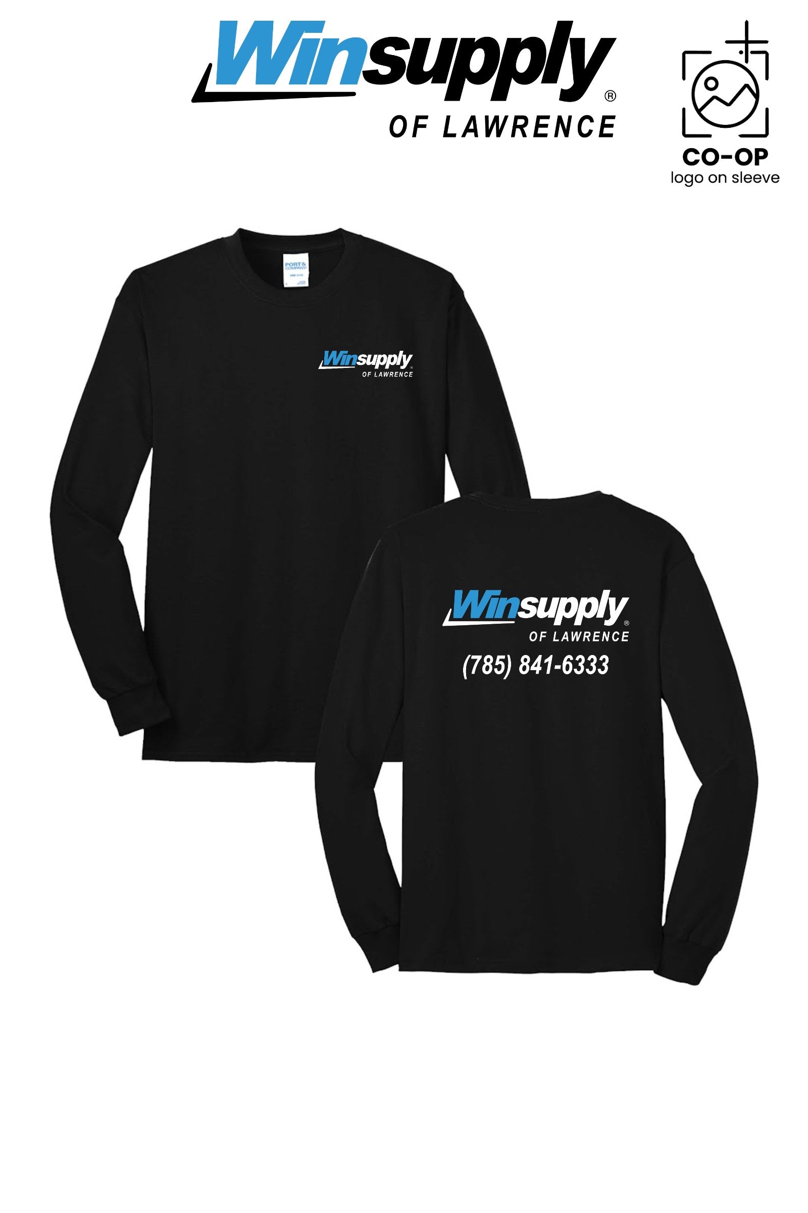 Port & Co™ Long Sleeve Core Blend Tee - Winsupply of Lawrence