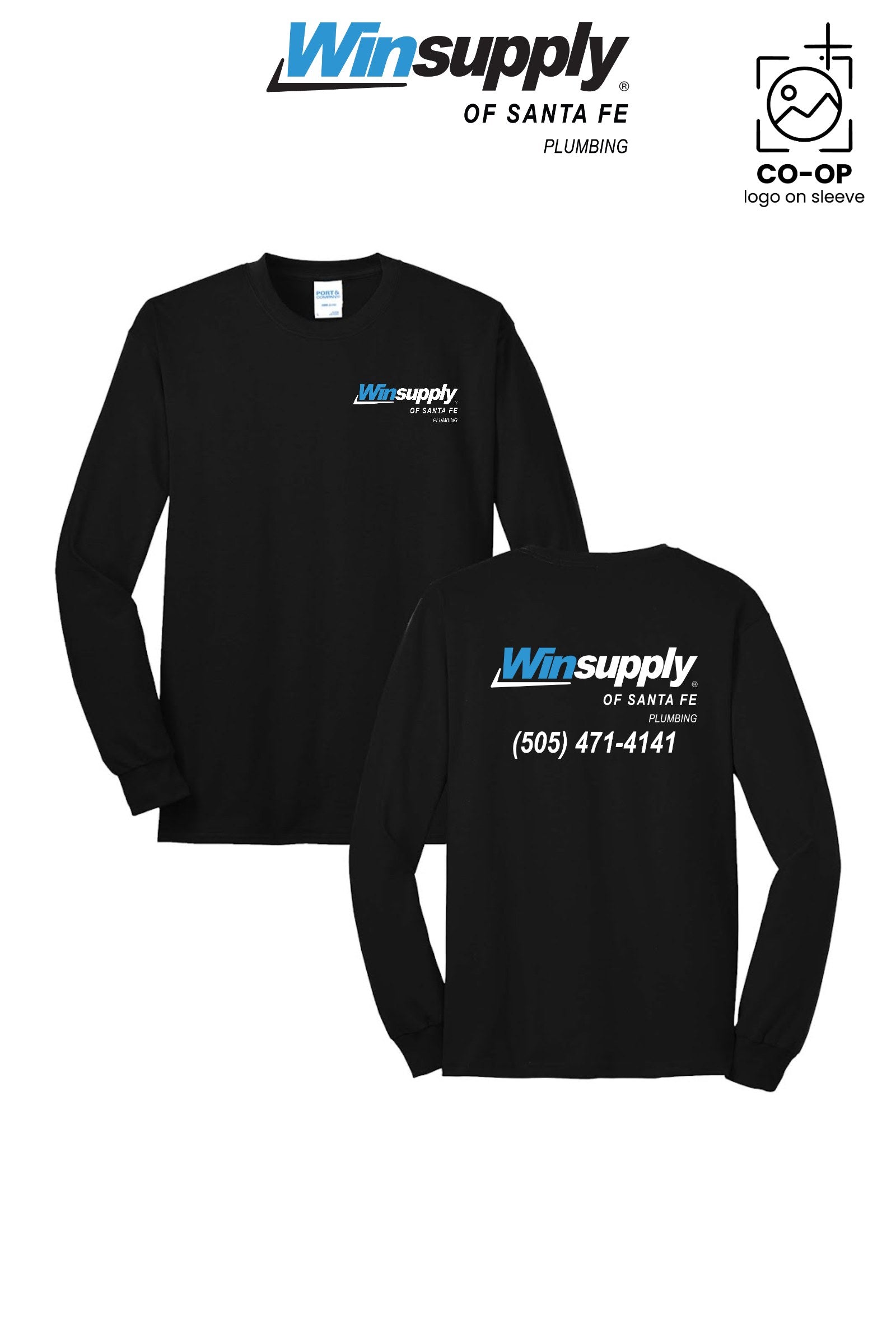 Port & Co™ Long Sleeve Core Blend Tee - Winsupply of Santa Fe