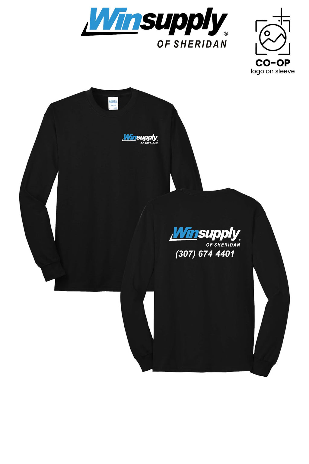 Port & Co™ Long Sleeve Core Blend Tee - Winsupply of Sheridan