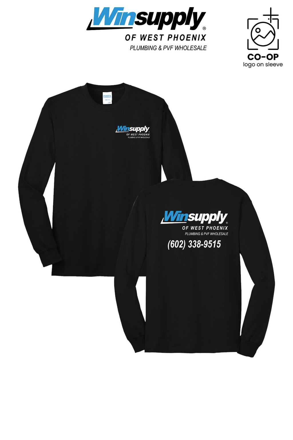 Port & Co™ Long Sleeve Core Blend Tee - Winsupply of West Phoenix