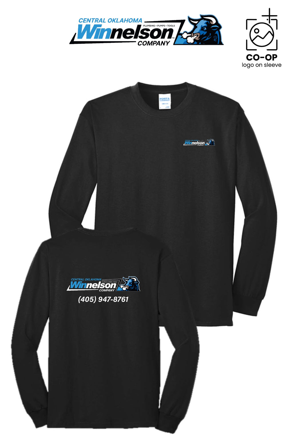 Port & Co™ Long Sleeve Core Blend Tee - Winnelson Central Oklahoma