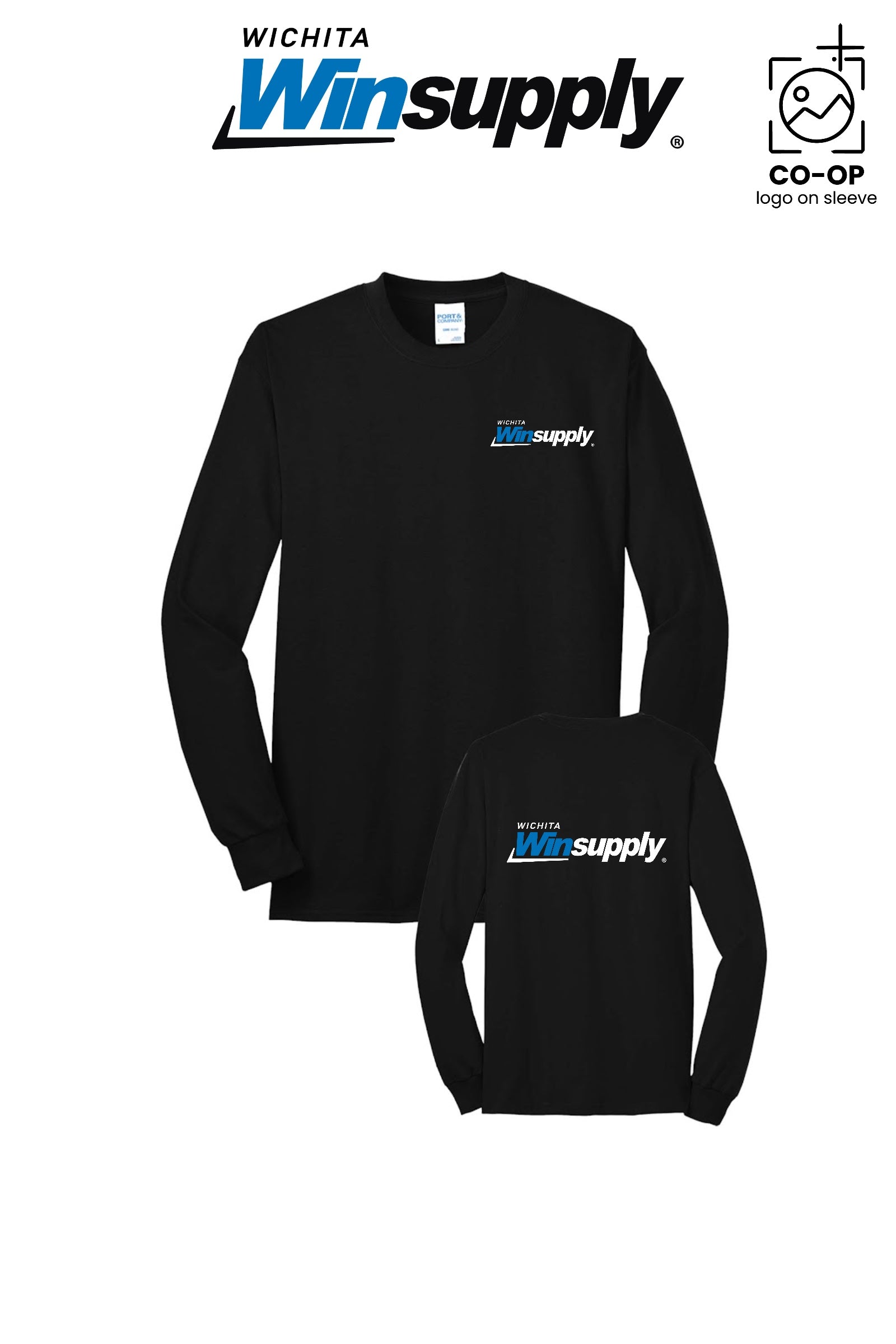 Port & Co™ Long Sleeve Core Blend Tee - Wichita Winsupply