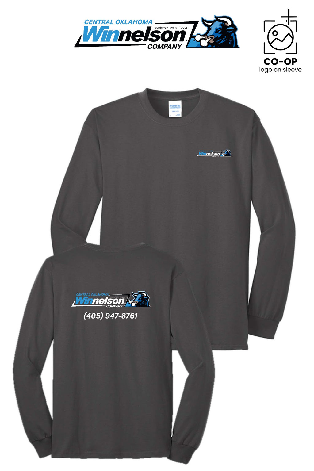 Port & Co™ Long Sleeve Core Blend Tee - Winnelson Central Oklahoma