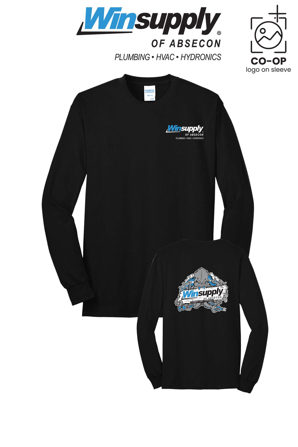 Port & Co™ Long Sleeve Core Blend Tee - Winsupply of Absecon