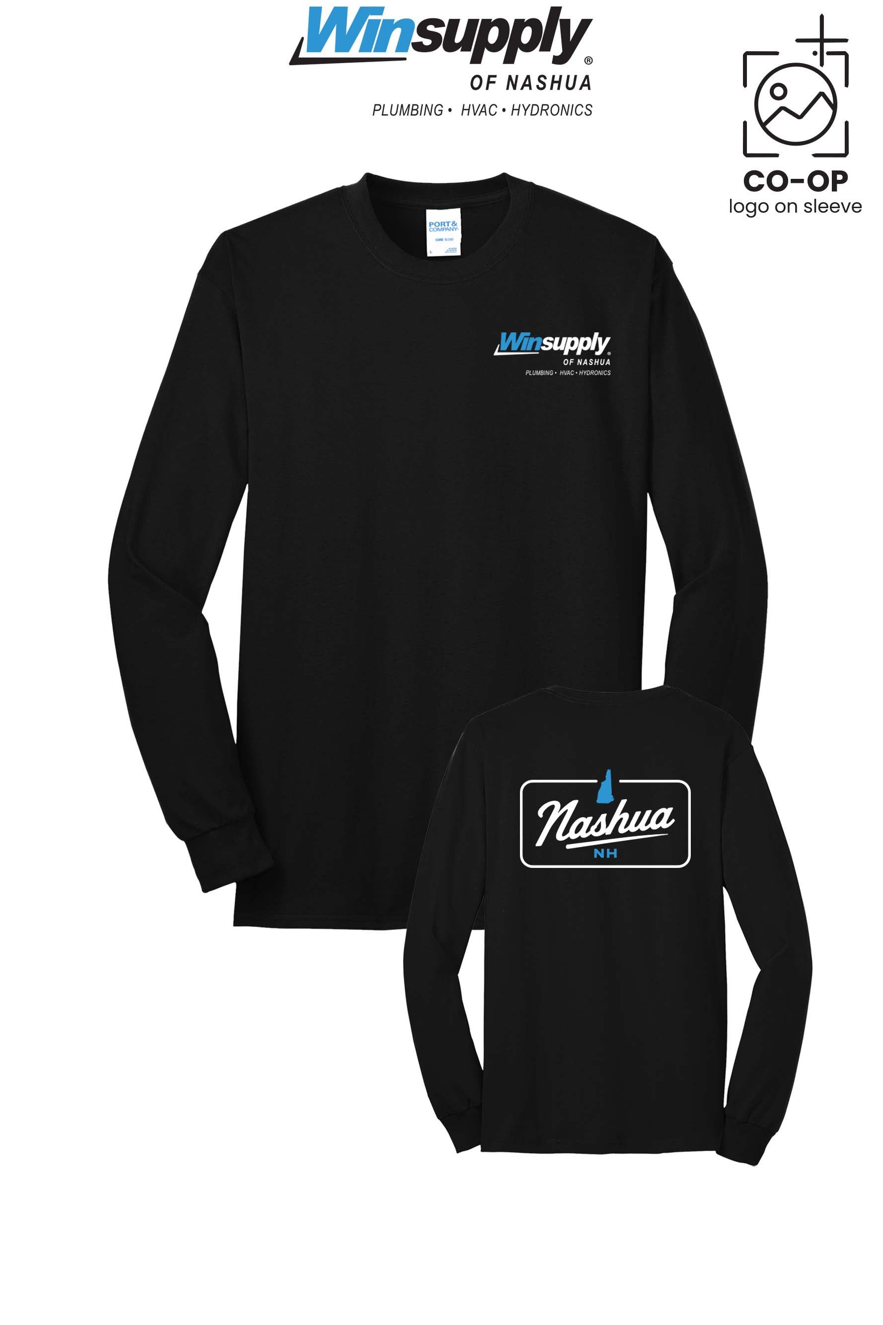 Port & Co™ Long Sleeve Core Blend Tee - Winsupply of Nashua