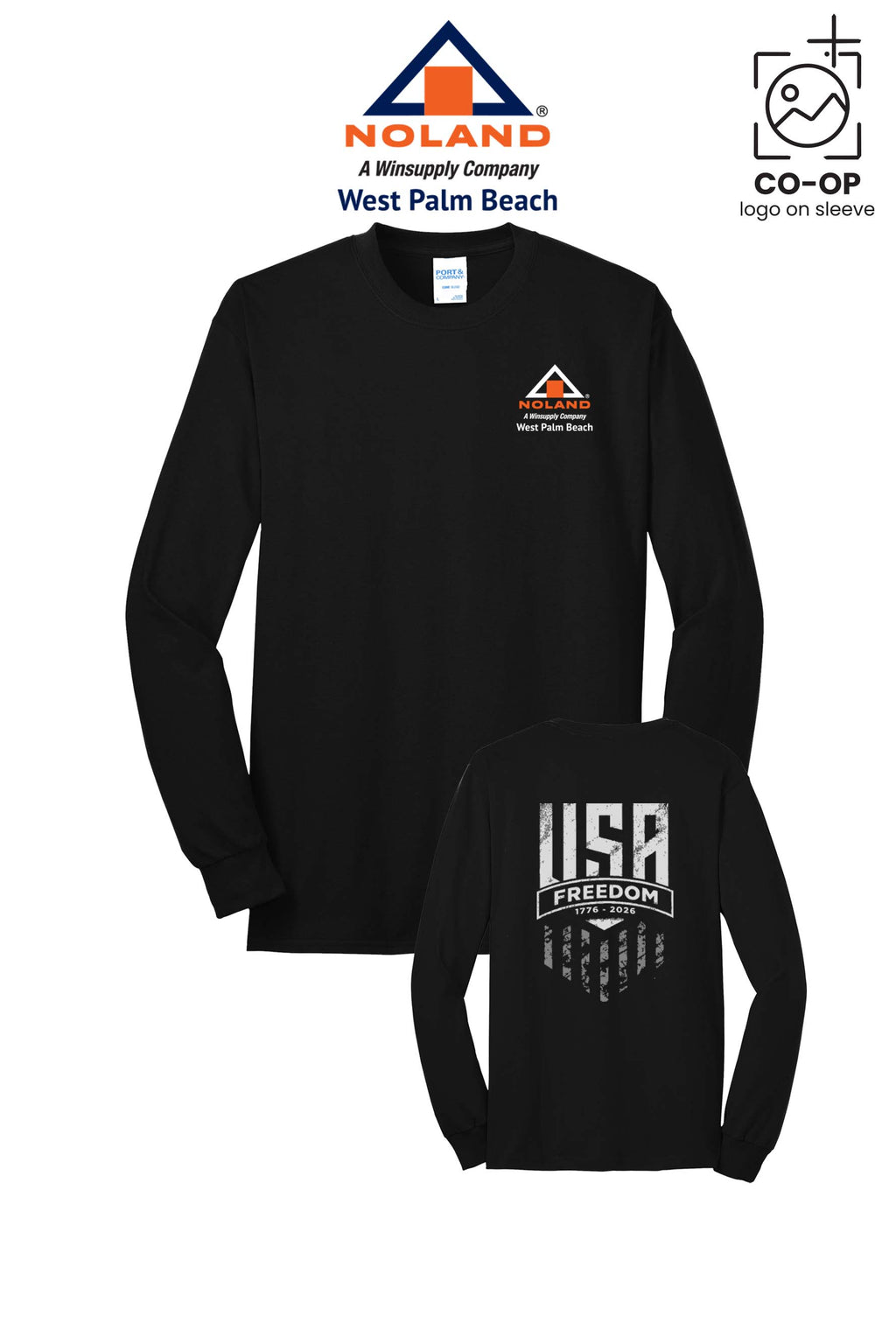 Port & Co™ Long Sleeve Core Blend Tee - Noland West Palm Beach
