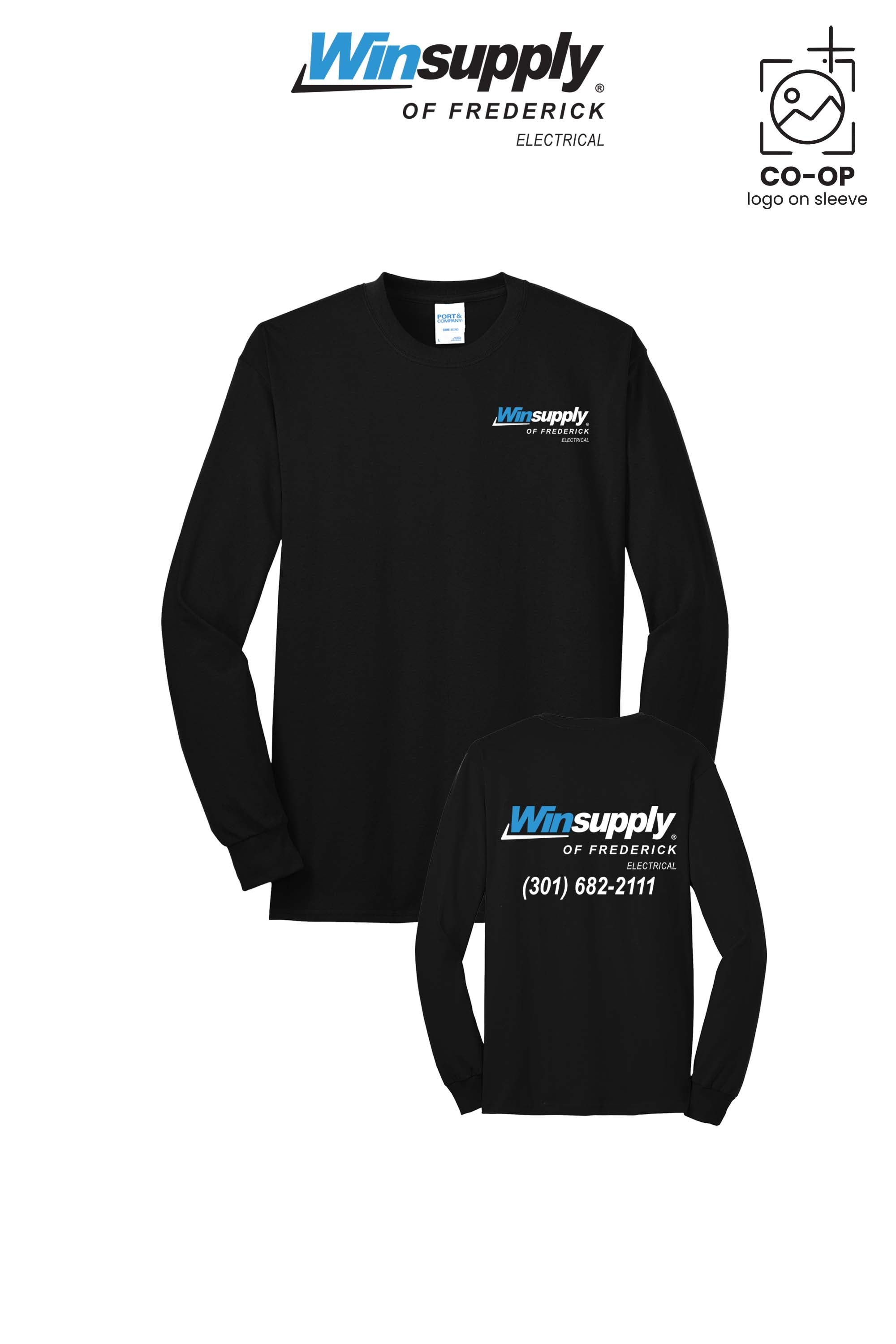 Port & Co™ Long Sleeve Core Blend Tee - Winsupply of Frederick