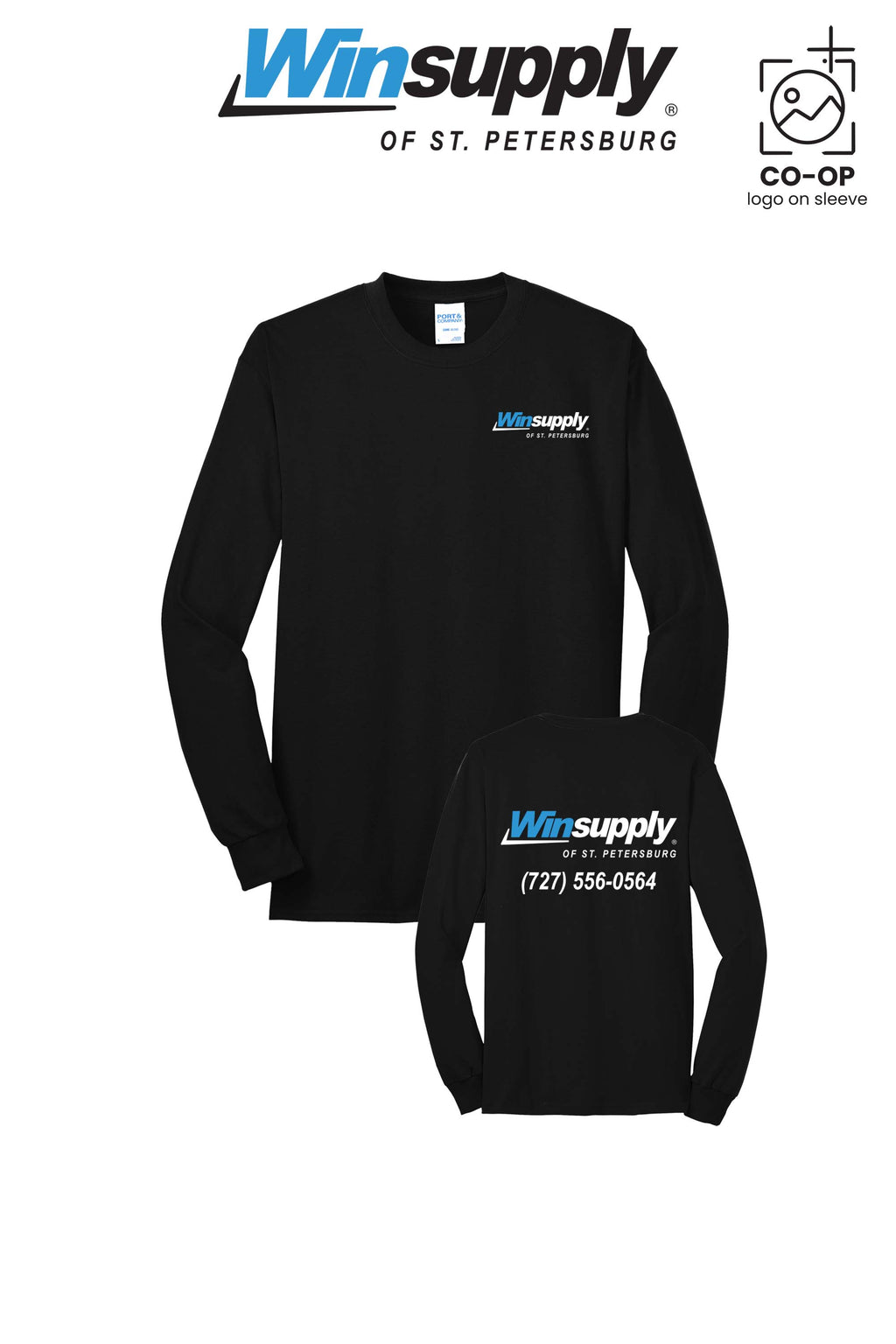 Port & Co™ Long Sleeve Core Blend Tee - Winsupply of St. Petersburg