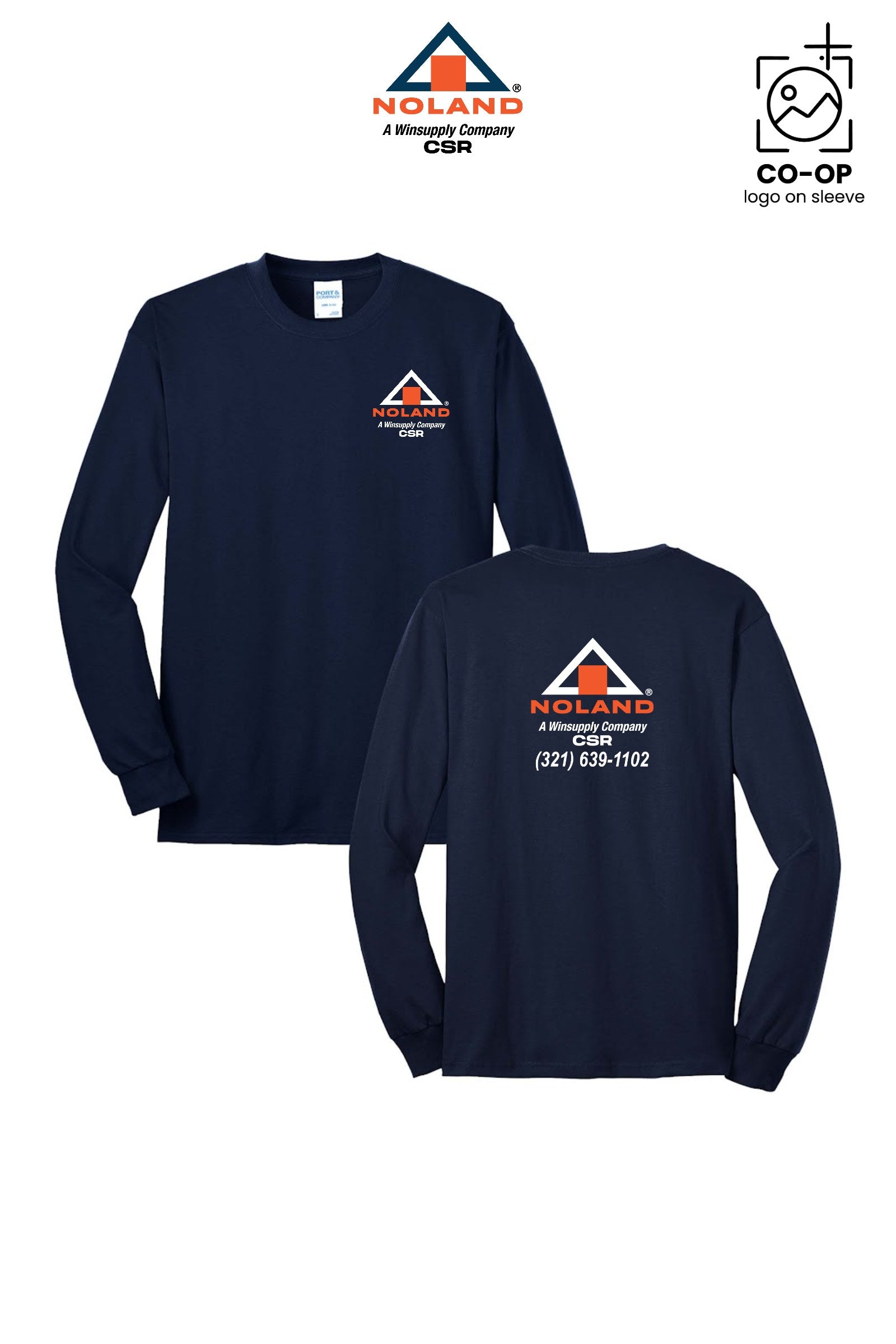 Port & Co™ Long Sleeve Core Blend Tee - Noland CSR