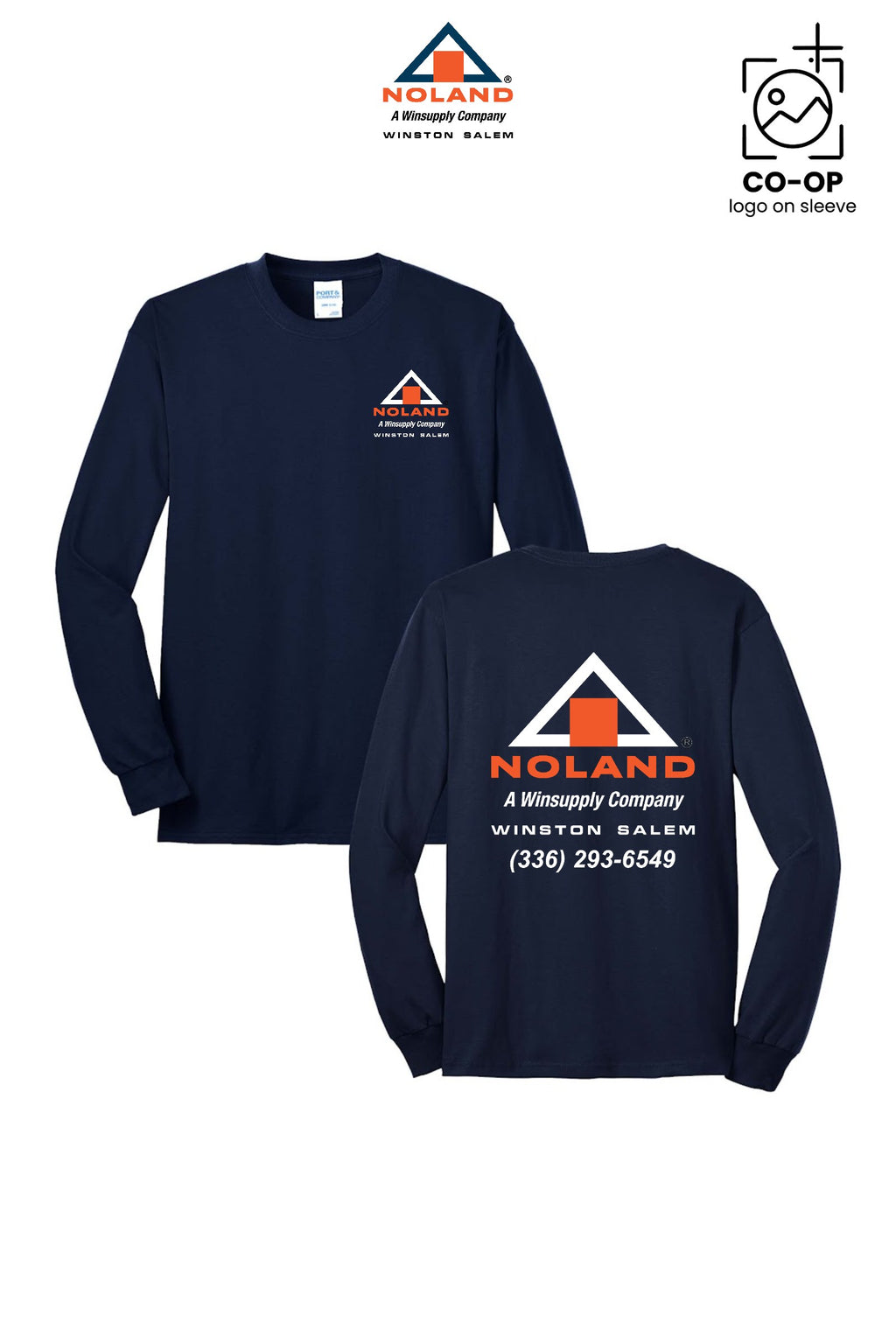 Port & Co™ Long Sleeve Core Blend Tee - Winston Salem Noland