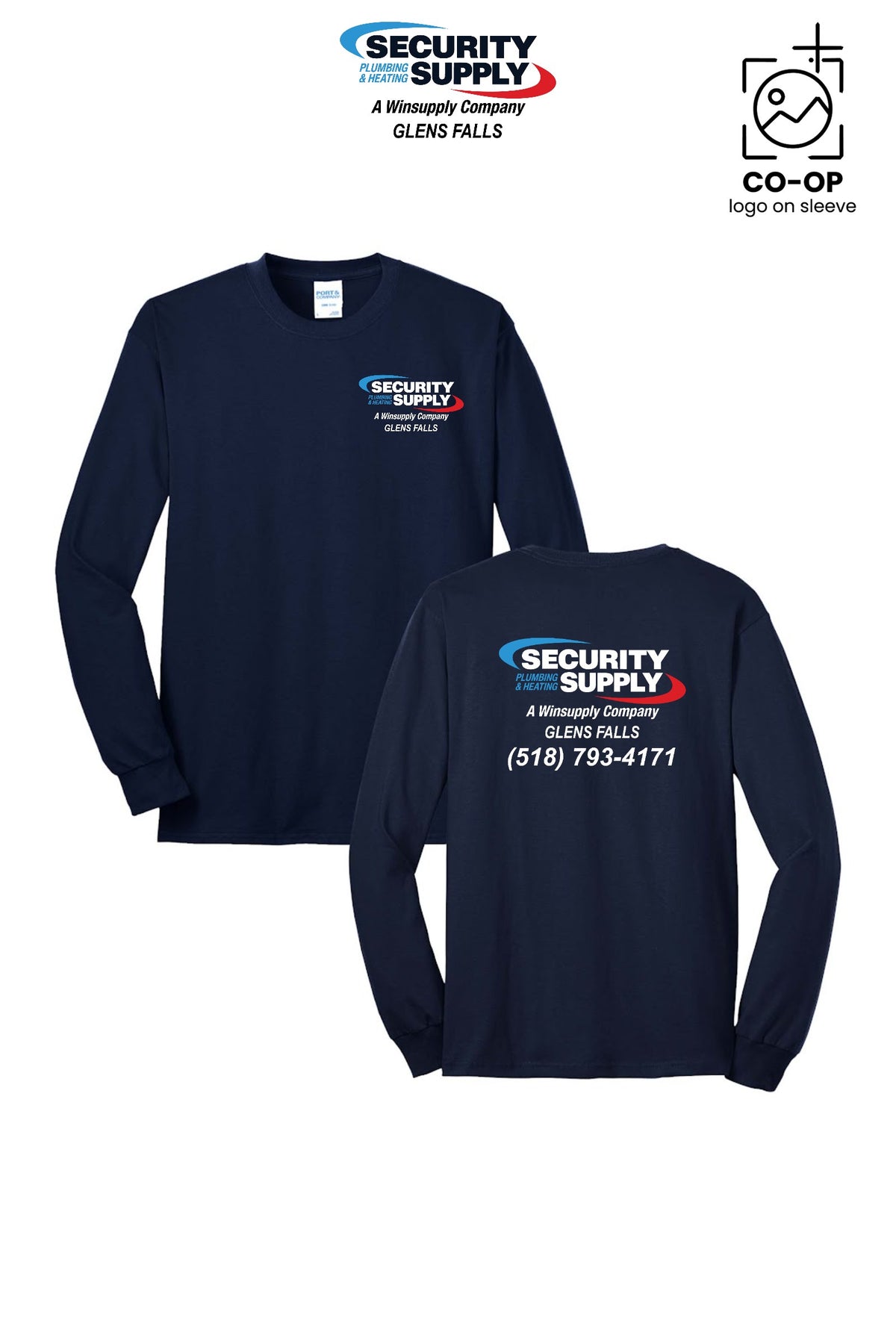 Port & Co™ Long Sleeve Core Blend Tee - SPHS Glens Falls