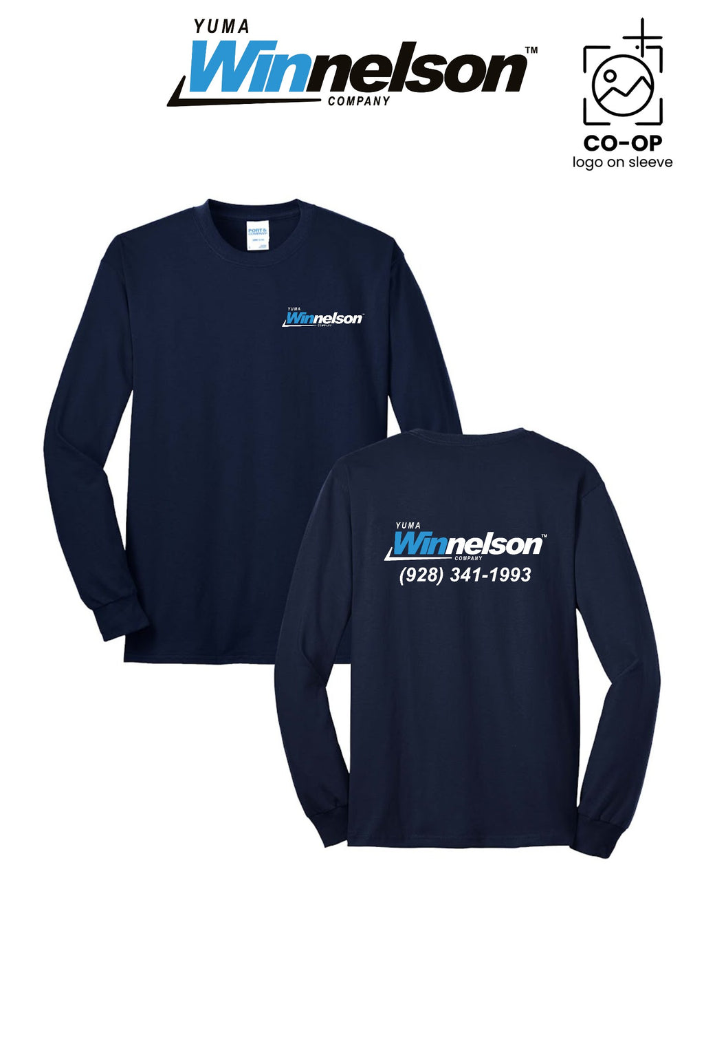 Port & Co™ Long Sleeve Core Blend Tee - Yuma Winnelson