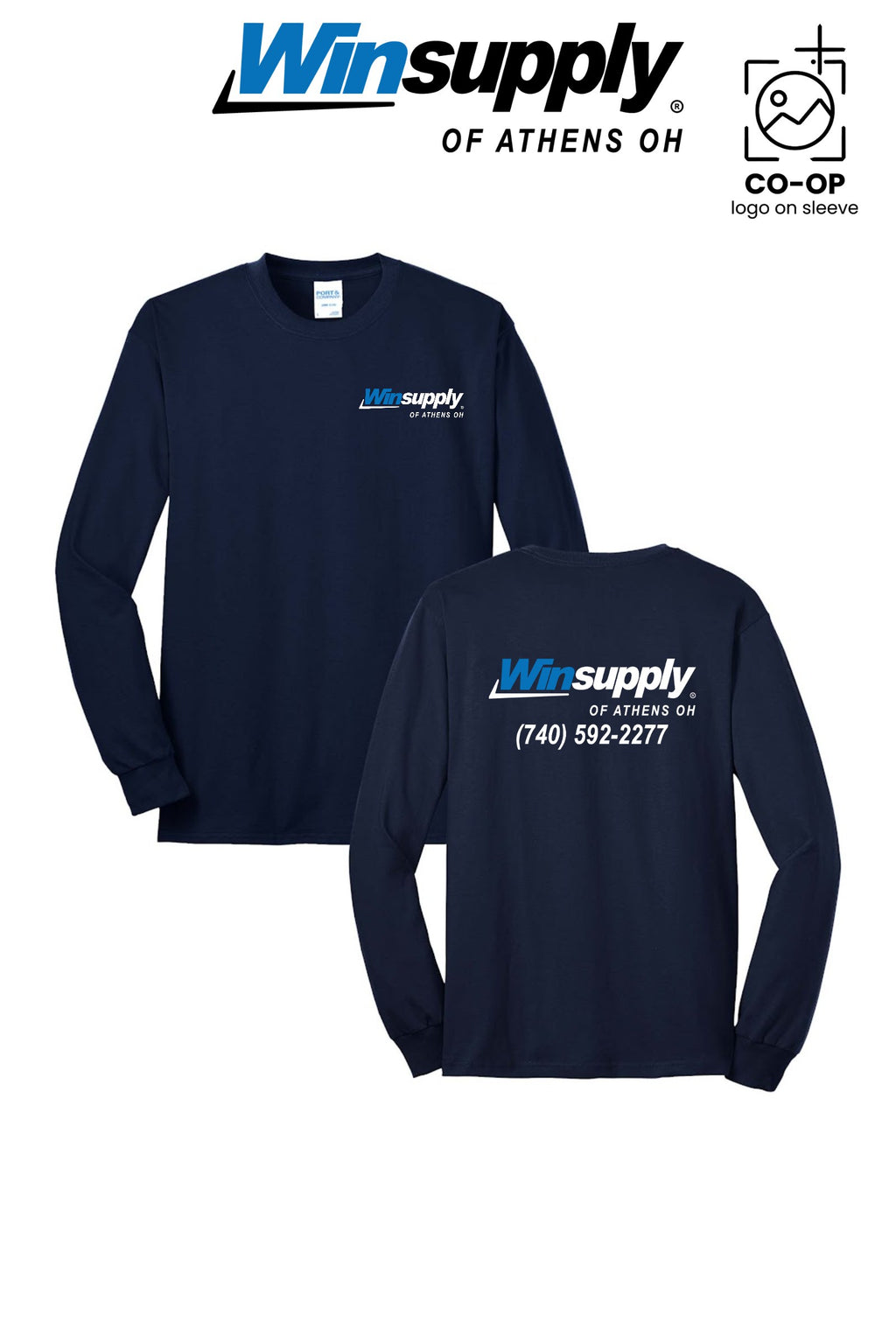 Port & Co™ Long Sleeve Core Blend Tee - Winsupply of Athens OH