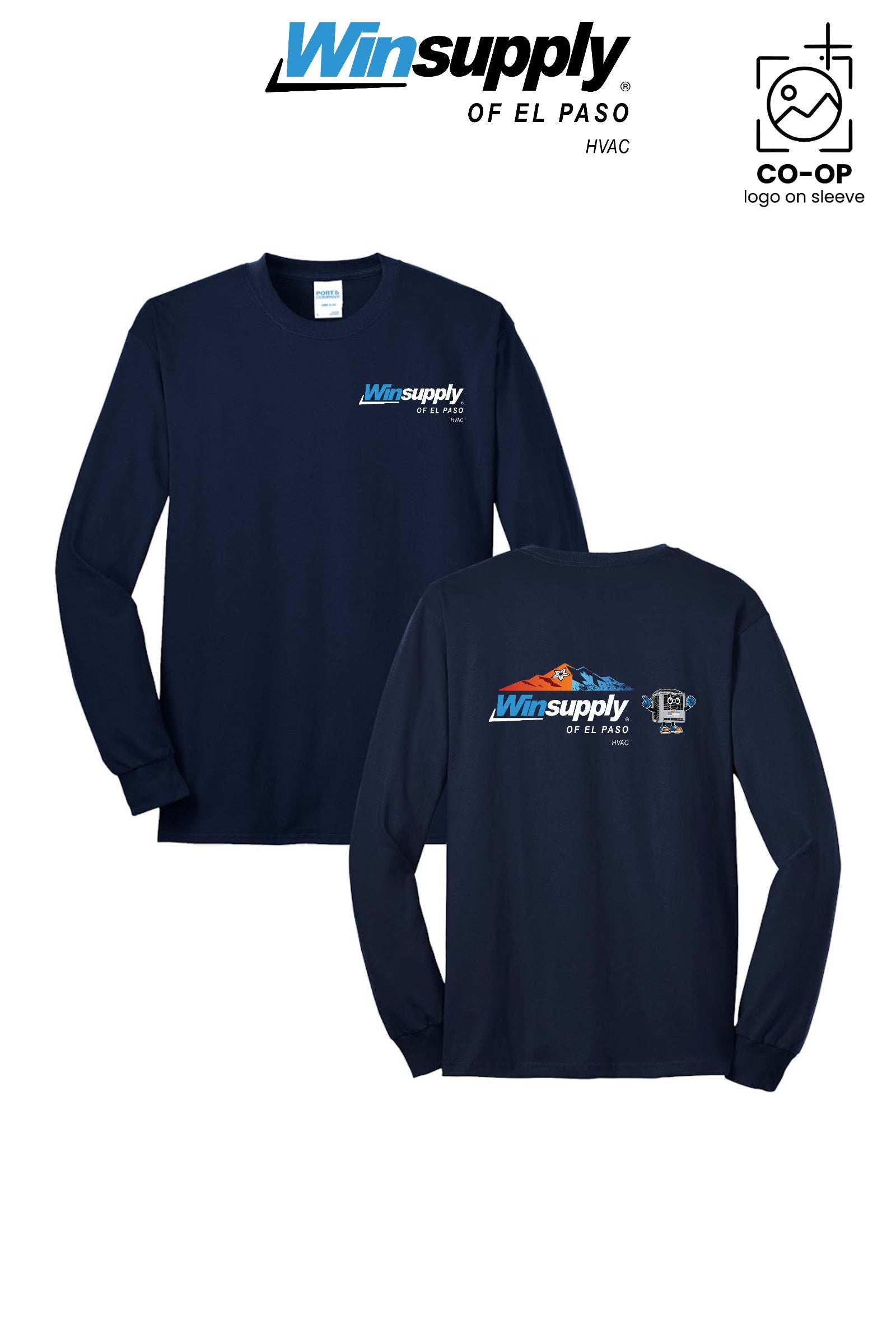 Port & Co™ Long Sleeve Core Blend Tee - Winsupply of El Paso