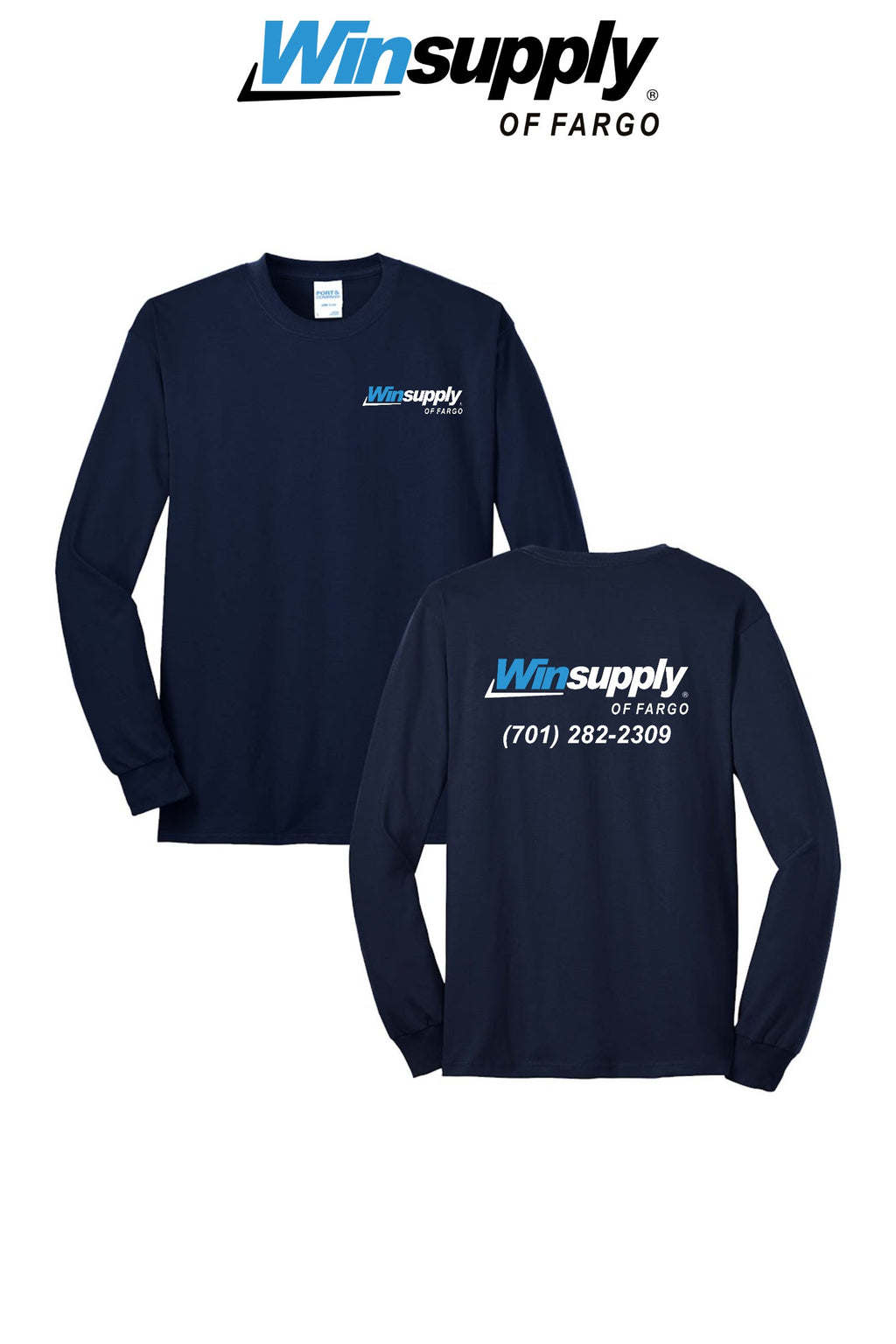 Port & Co™ Long Sleeve Core Blend Tee - Winsupply of Fargo