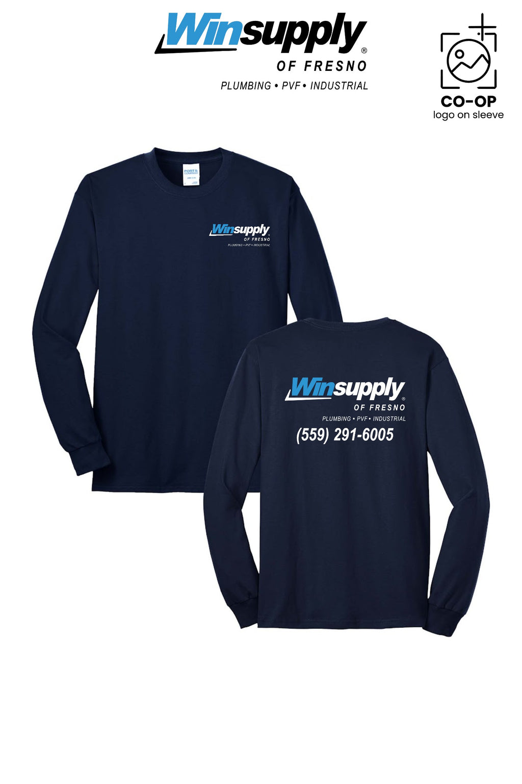 Port & Co™ Long Sleeve Core Blend Tee - Winsupply Fresno County