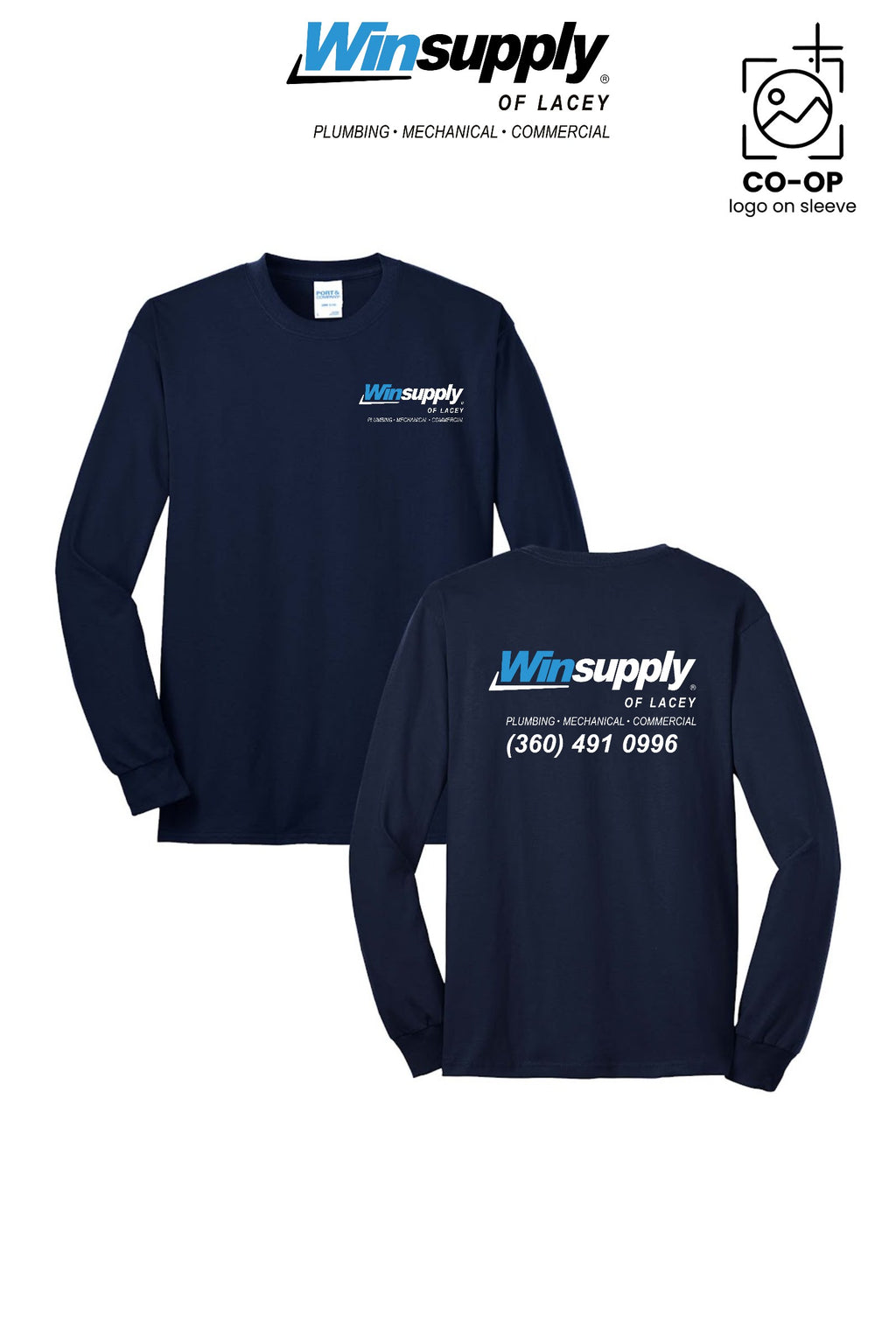 Port & Co™ Long Sleeve Core Blend Tee - Winsupply of Lacey