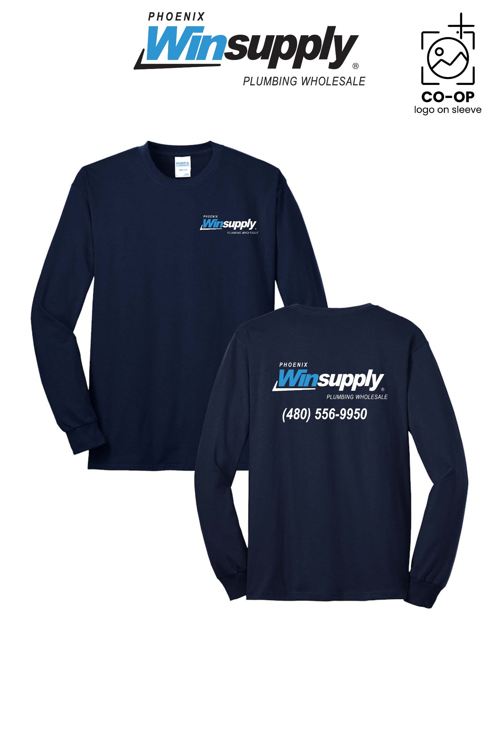 Port & Co™ Long Sleeve Core Blend Tee - Phoenix Winsupply