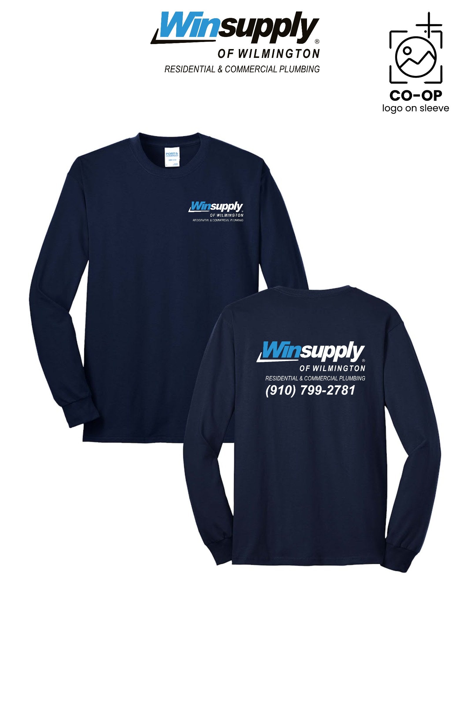 Port & Co™ Long Sleeve Core Blend Tee - Winsupply of Wilmington