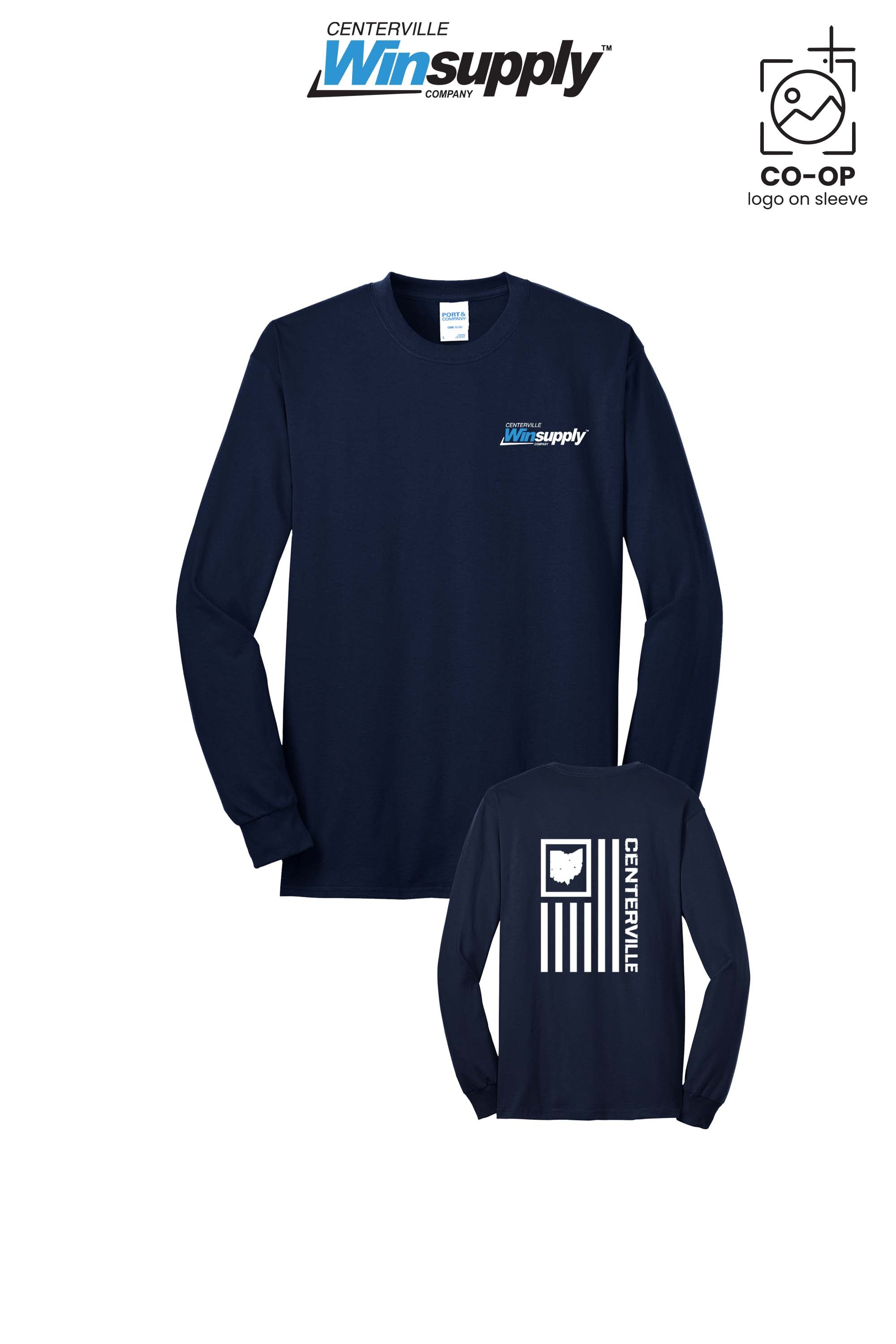 Port & Co™ Long Sleeve Core Blend Tee - Winsupply Centerville OH