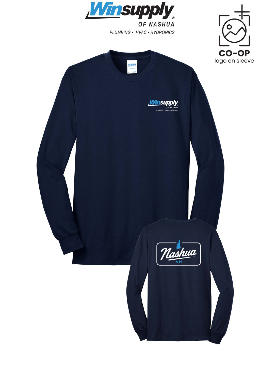 Port & Co™ Long Sleeve Core Blend Tee - Winsupply of Nashua