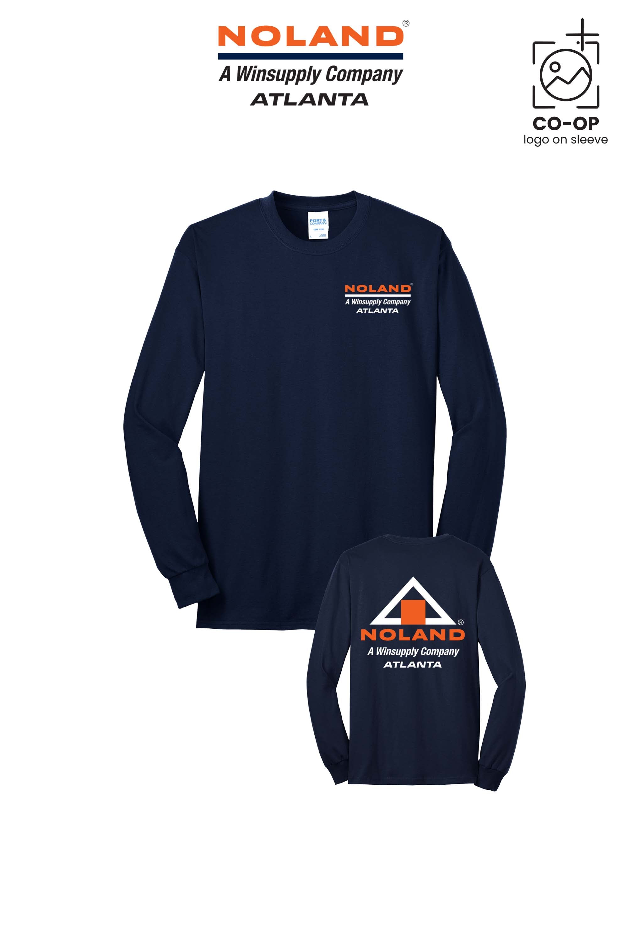 Port & Co™ Long Sleeve Core Blend Tee - Atlanta Noland