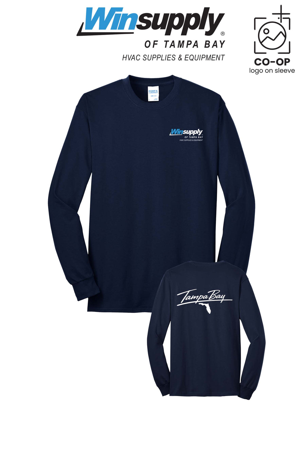 Port & Co™ Long Sleeve Core Blend Tee - Winsupply of Tampa Bay