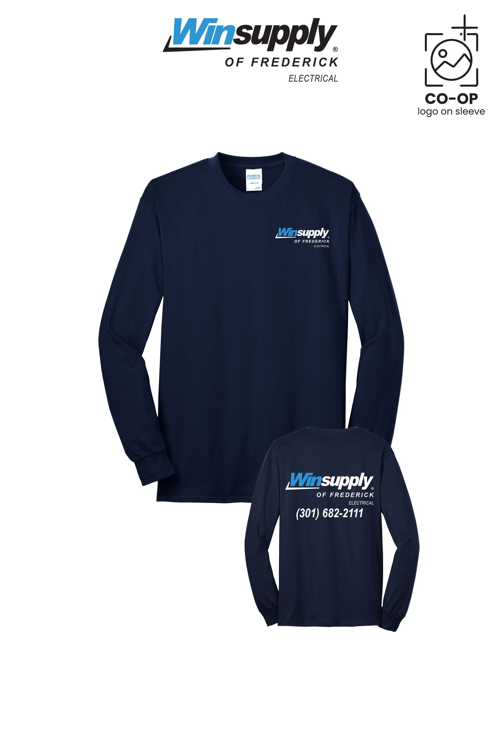 Port & Co™ Long Sleeve Core Blend Tee - Winsupply of Frederick