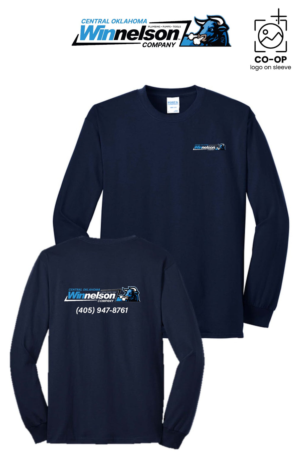 Port & Co™ Long Sleeve Core Blend Tee - Winnelson Central Oklahoma