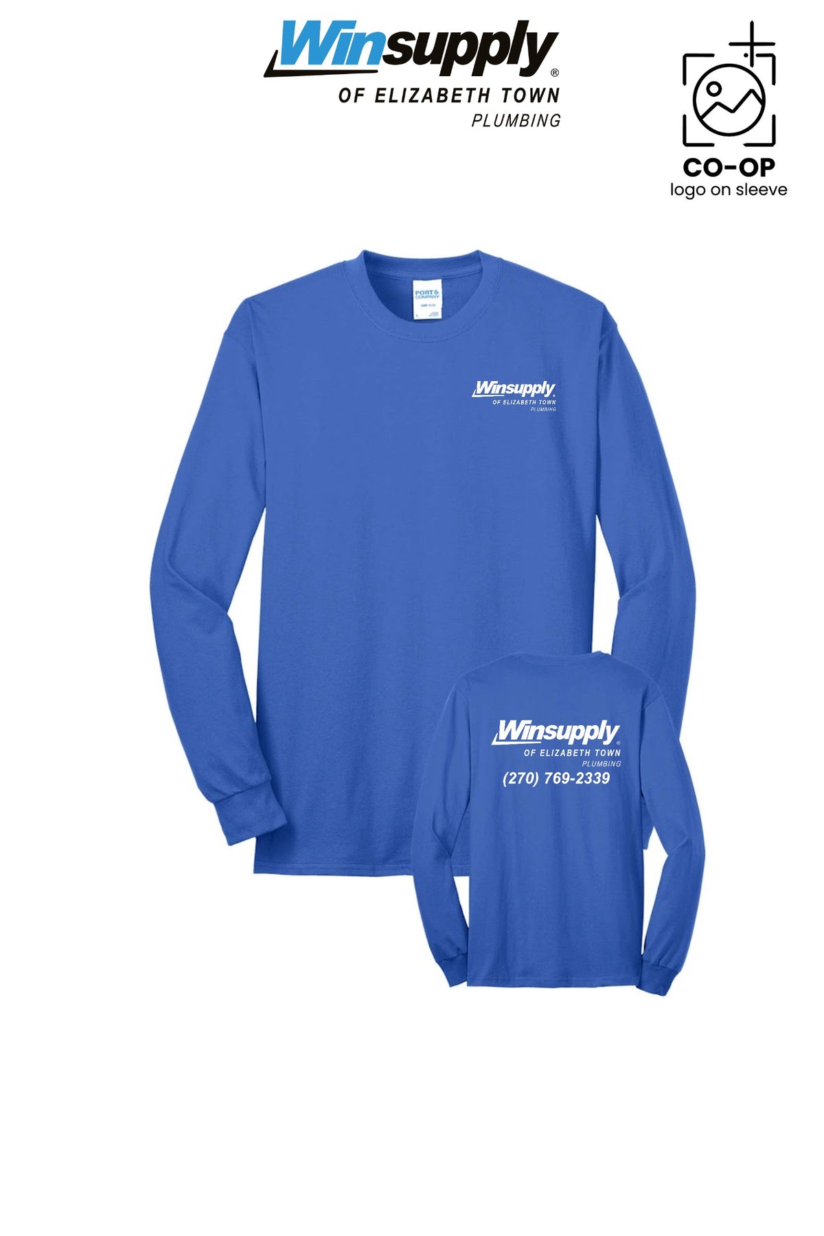 Port & Co™ Long Sleeve Core Blend Tee - Winsupply of Elizabethtown