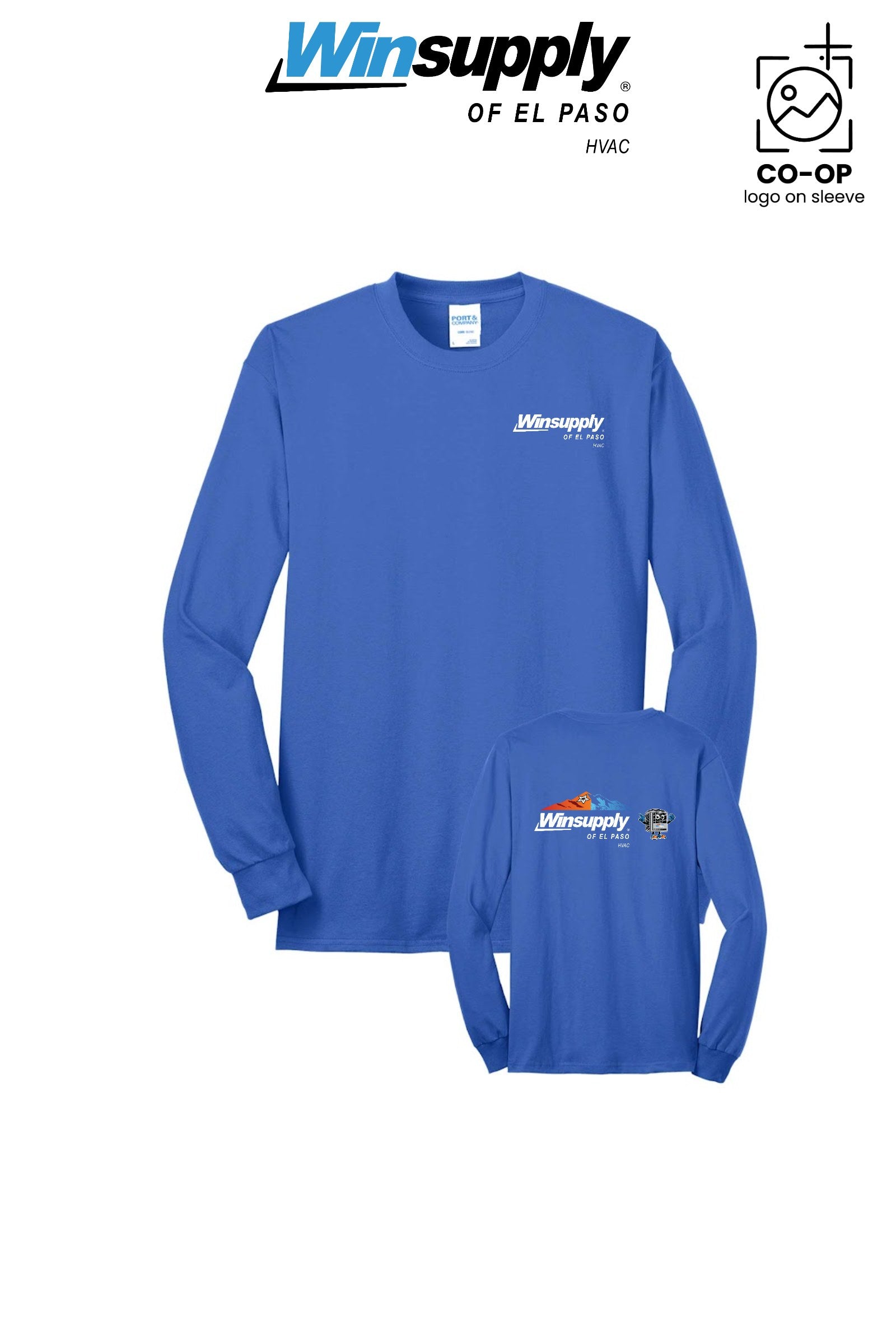 Port & Co™ Long Sleeve Core Blend Tee - Winsupply of El Paso