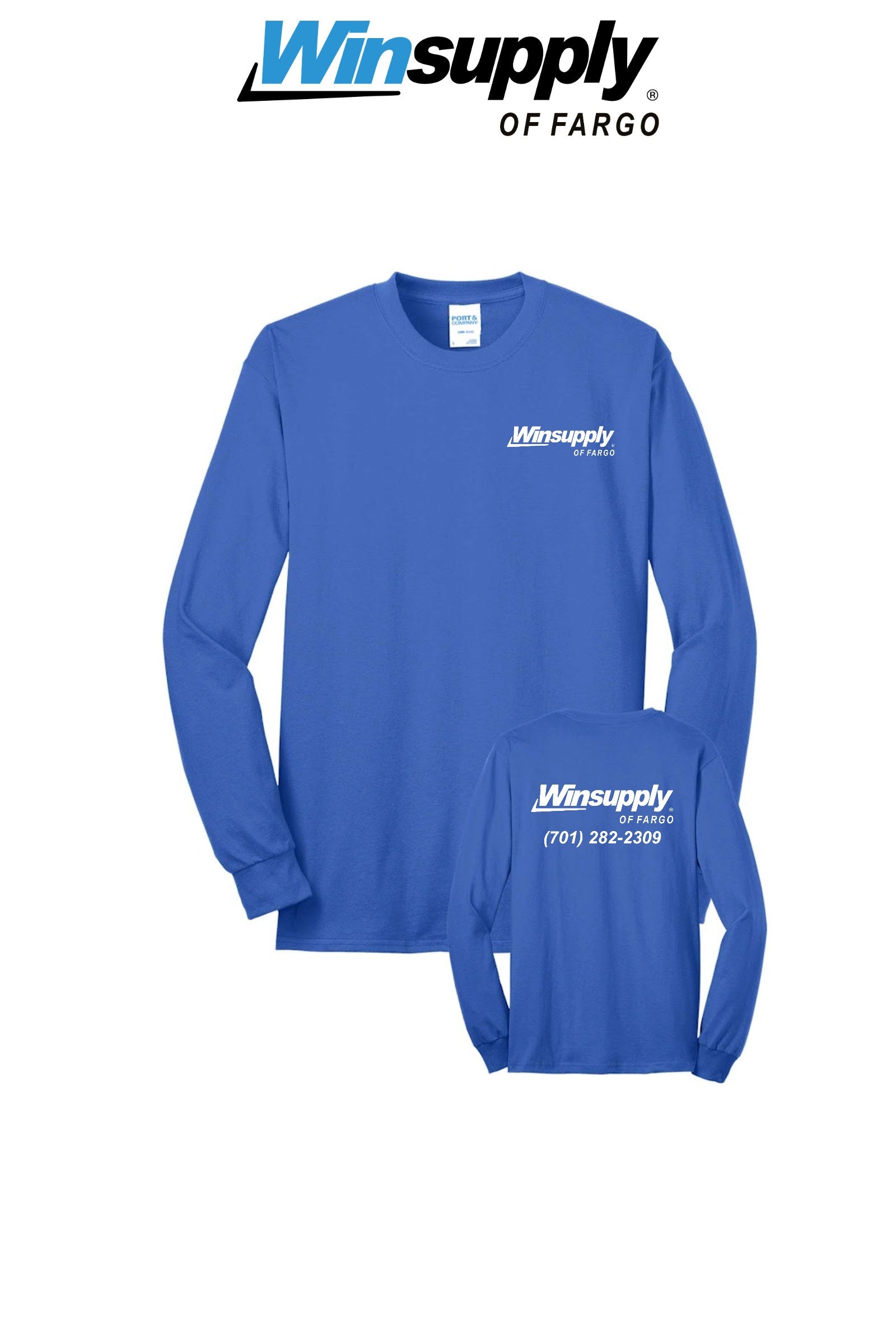 Port & Co™ Long Sleeve Core Blend Tee - Winsupply of Fargo
