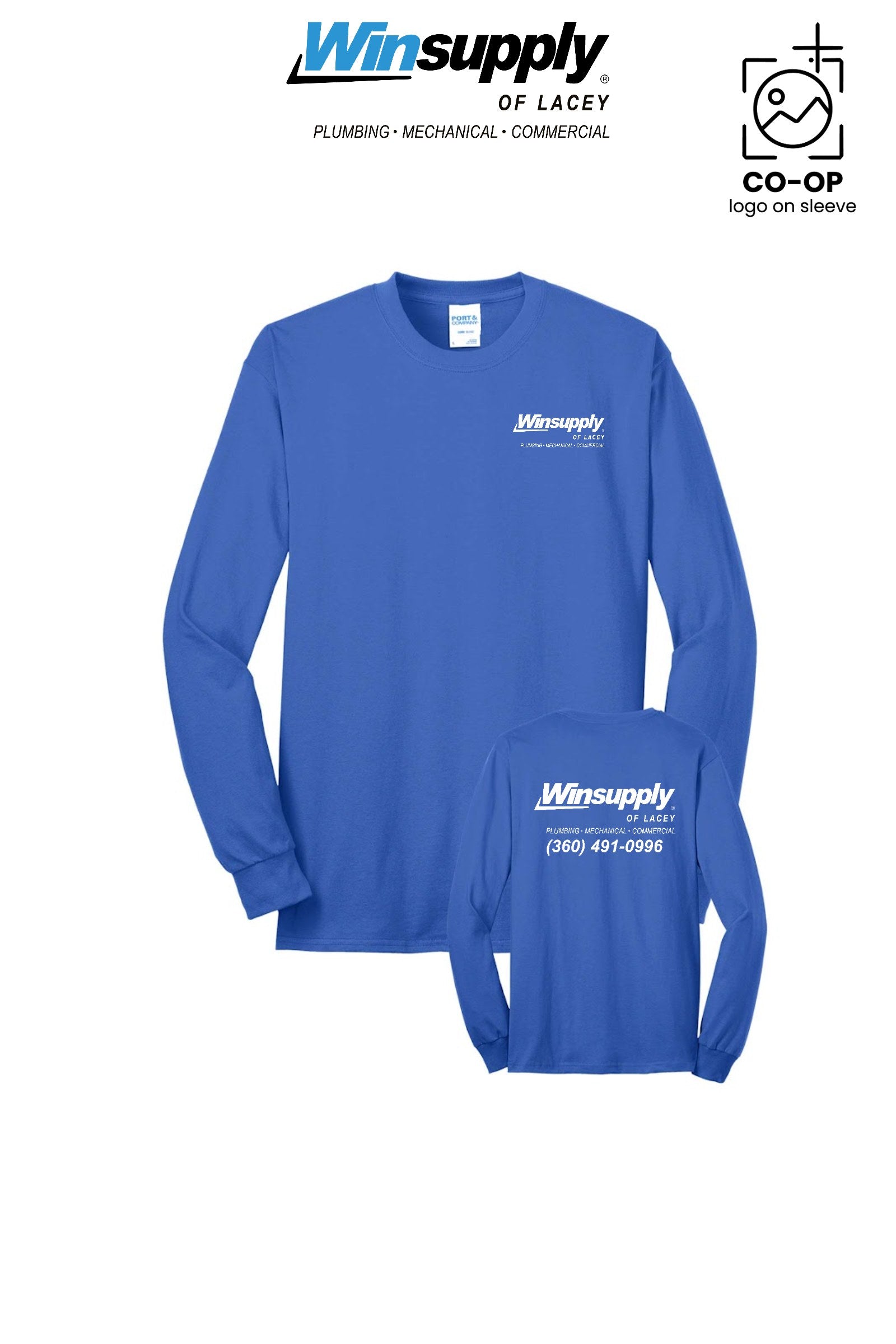 Port & Co™ Long Sleeve Core Blend Tee - Winsupply of Lacey