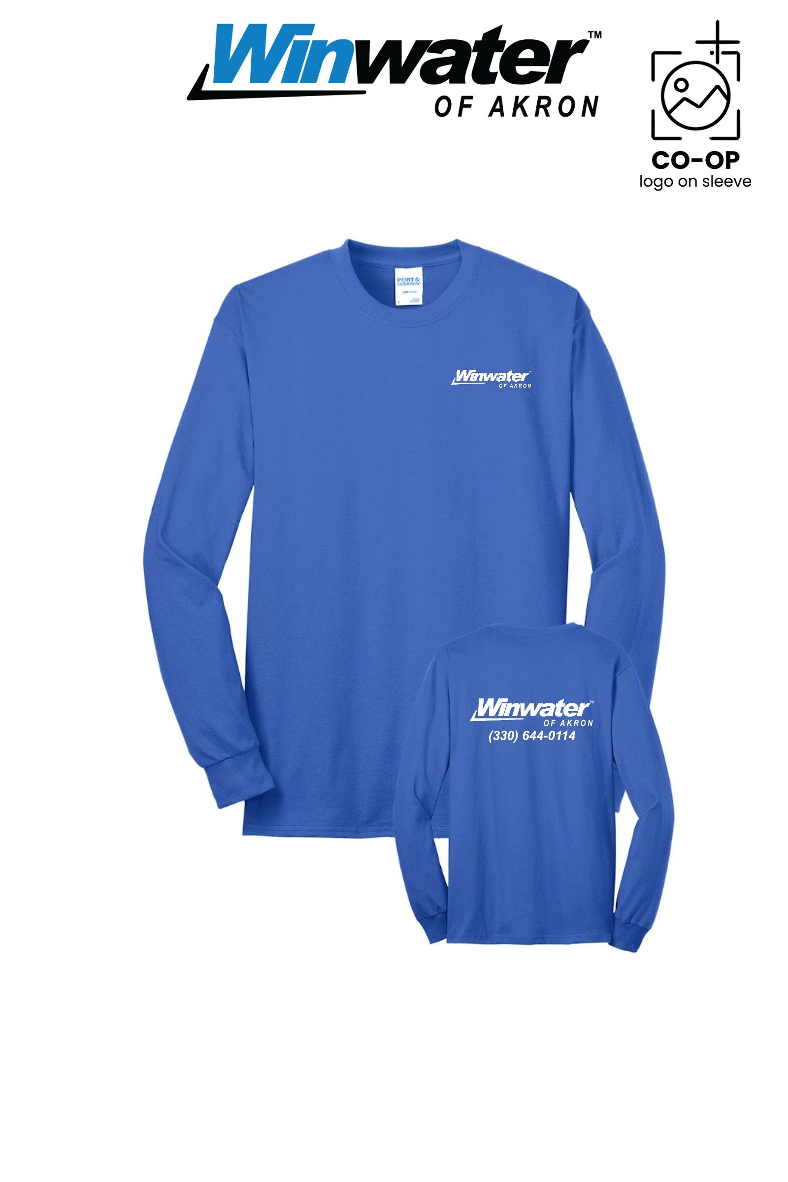 Port & Co™ Long Sleeve Core Blend Tee - Winwater of Akron