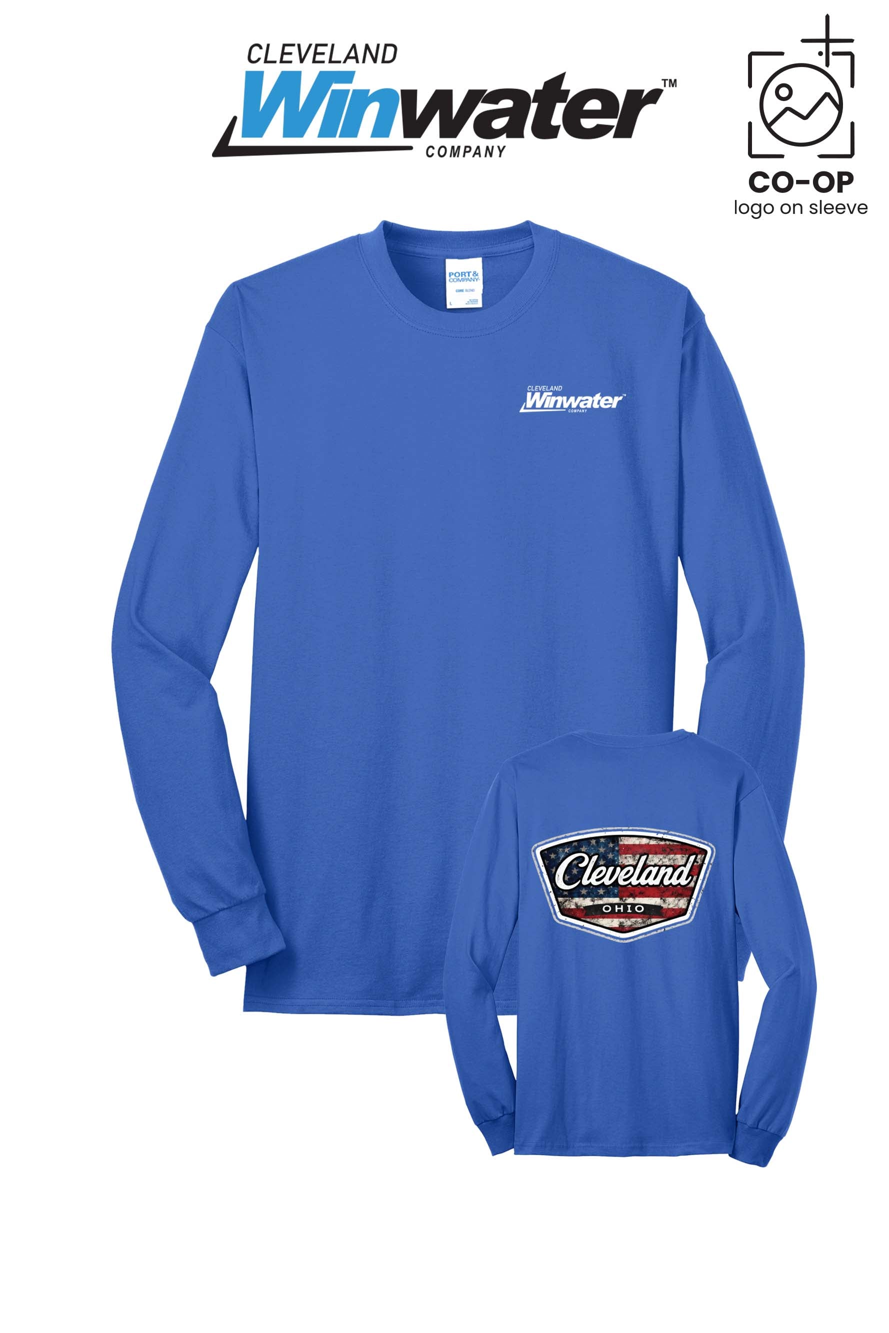 Port & Co™ Long Sleeve Core Blend Tee - Winwater of Cleveland